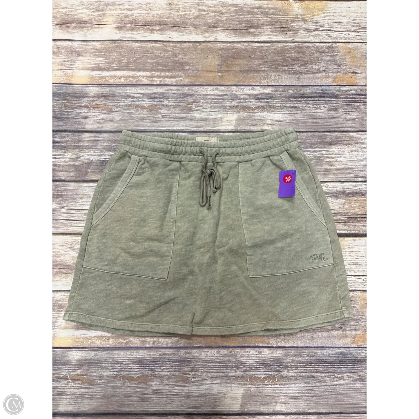 Skirt Mini & Short By Madewell In Green, Size: M