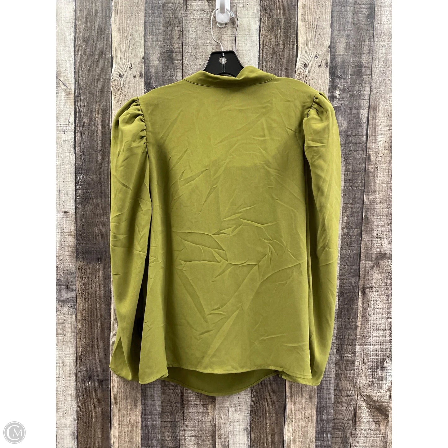 Top Long Sleeve By Eloquii In Green, Size: 1x