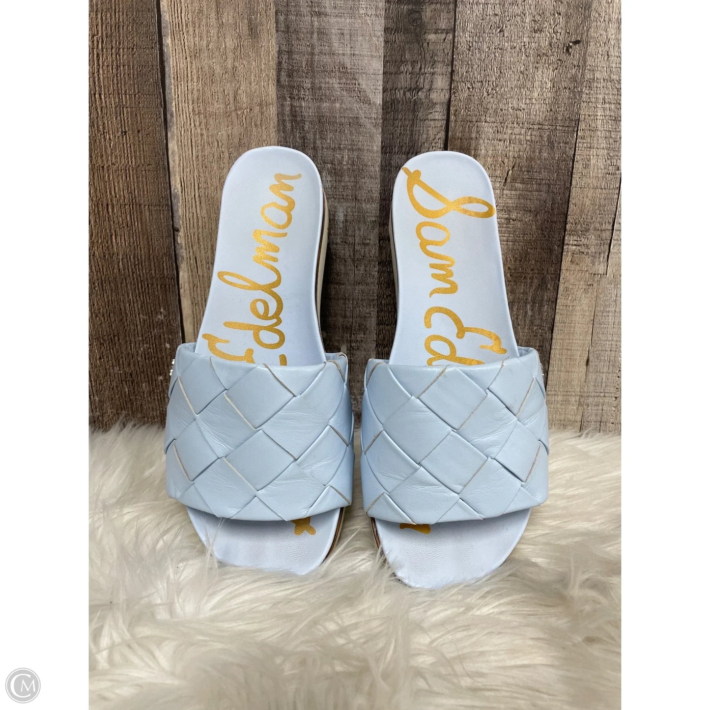 Sandals Flats By Sam Edelman In Blue, Size: 8.5