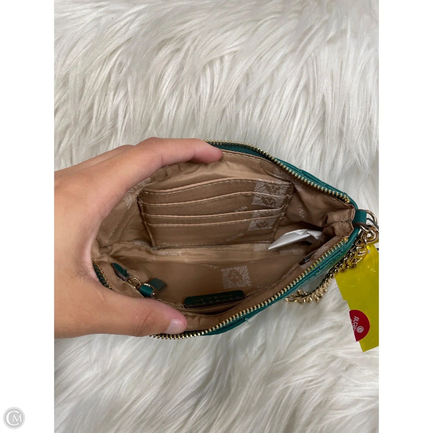 Wristlet Leather By Anne Klein, Size: Medium