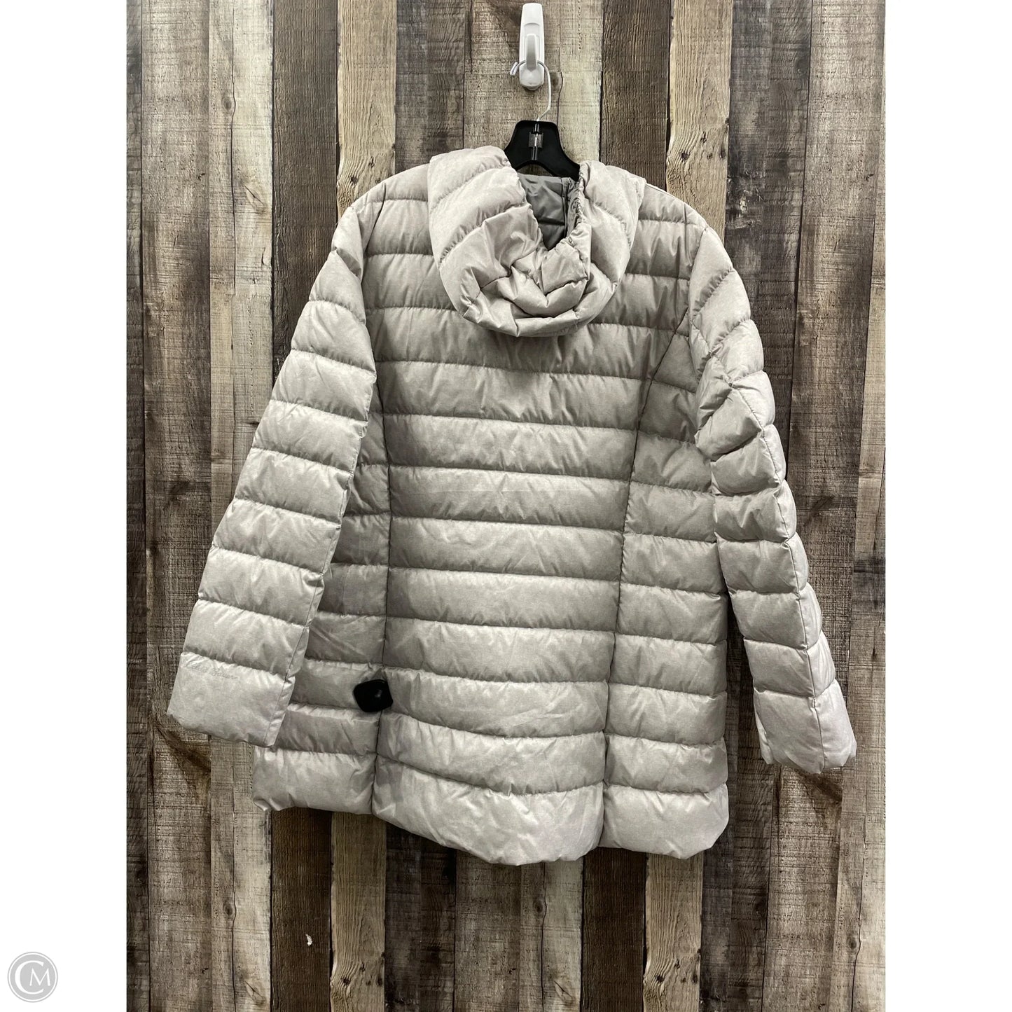 Coat Puffer & Quilted By Eddie Bauer In Grey, Size: 2x