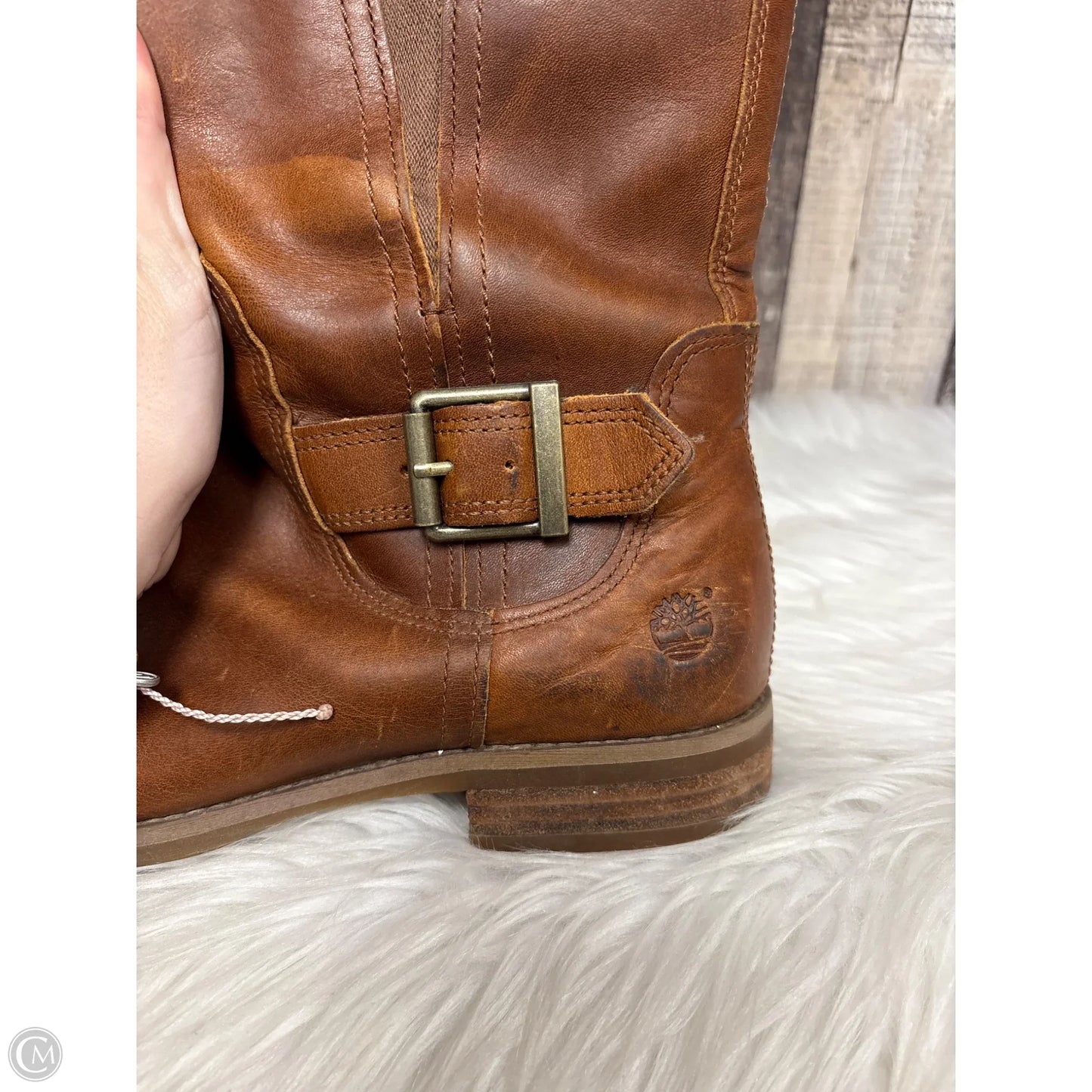 Boots Knee Flats By Timberland In Brown, Size: 8