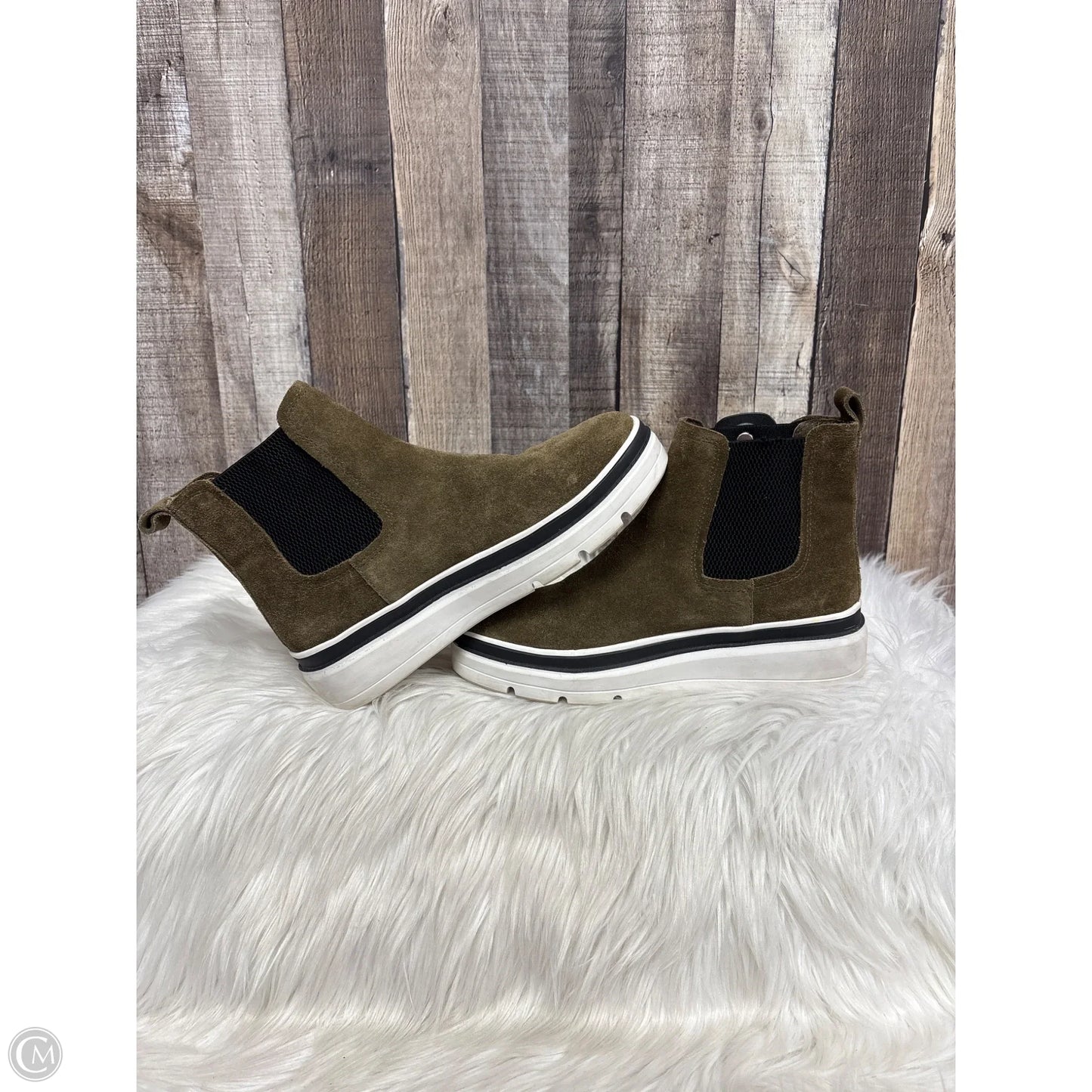 Shoes Heels Platform By Cme In Green, Size: 6.5