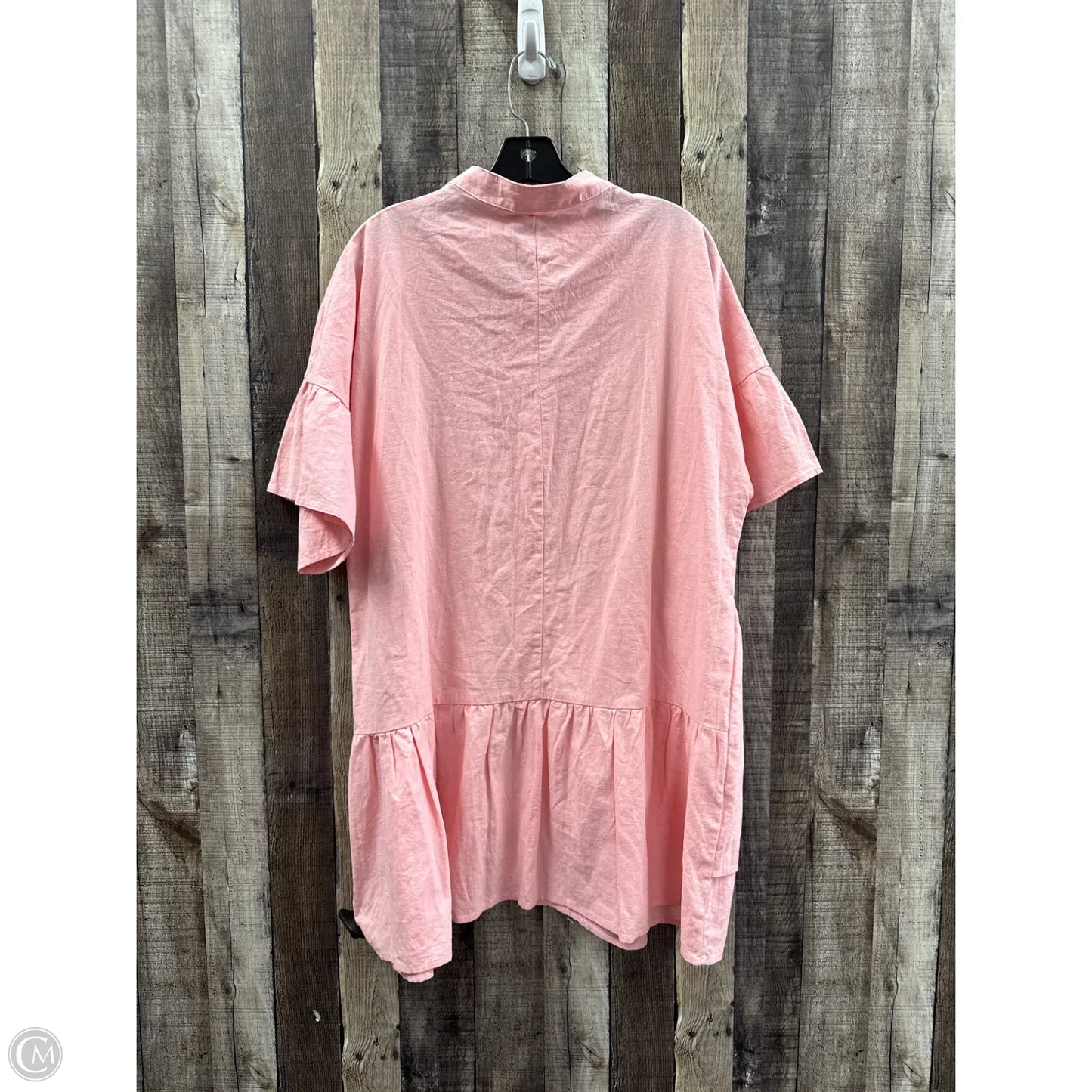 Dress Casual Short By Cme In Pink, Size: Xl
