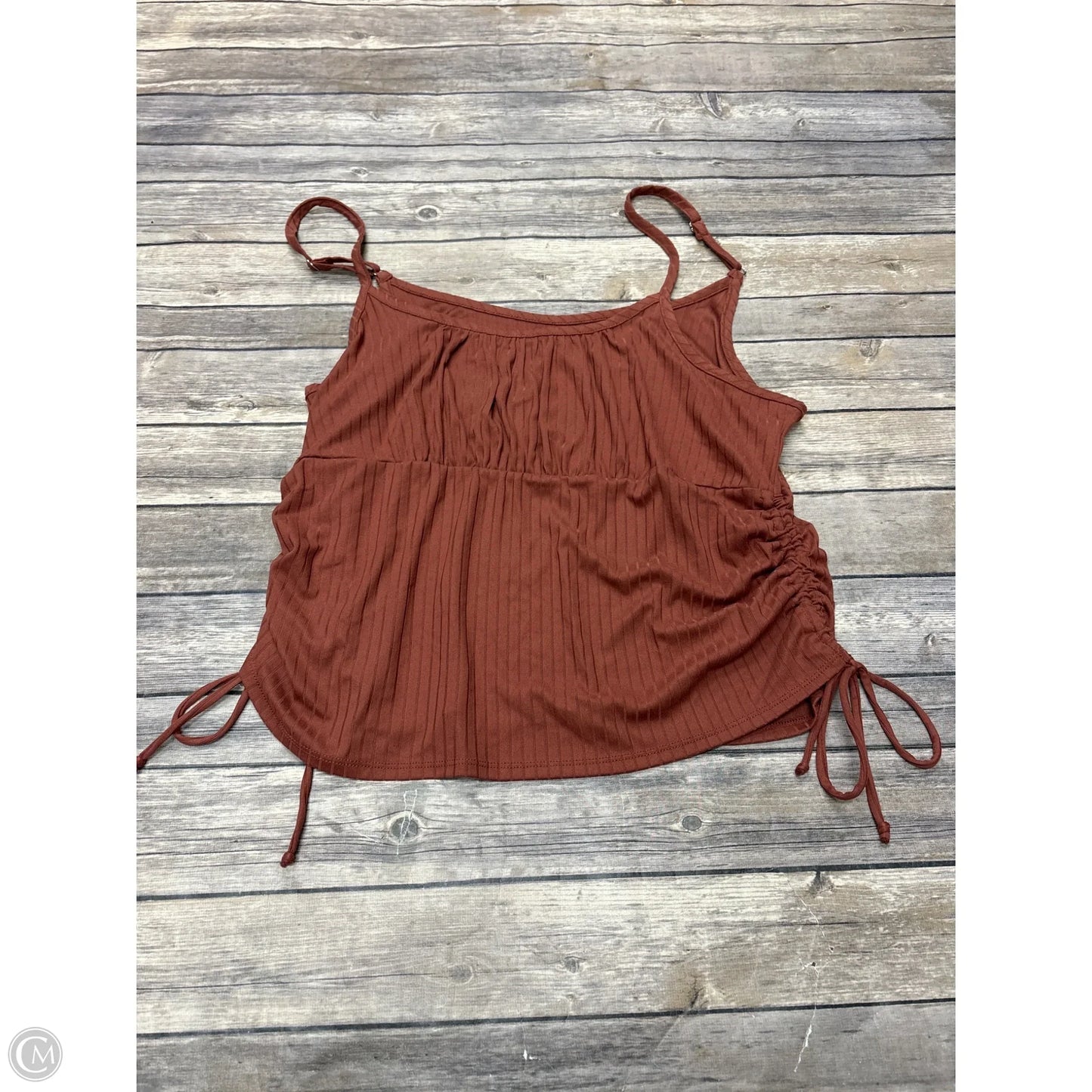 Top Sleeveless By Versona In Red, Size: Xxl