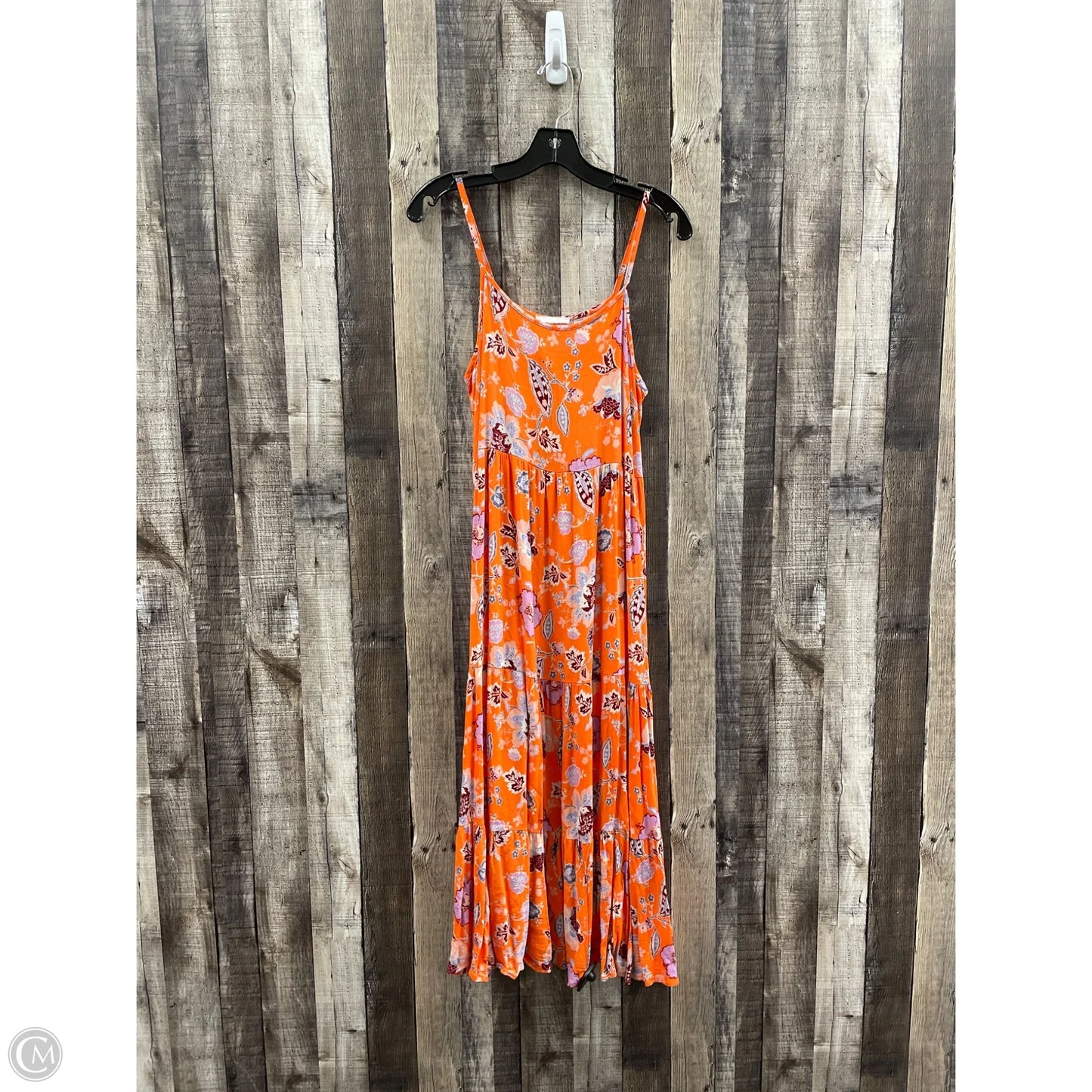 Dress Casual Maxi By Blu Pepper In Orange, Size: S