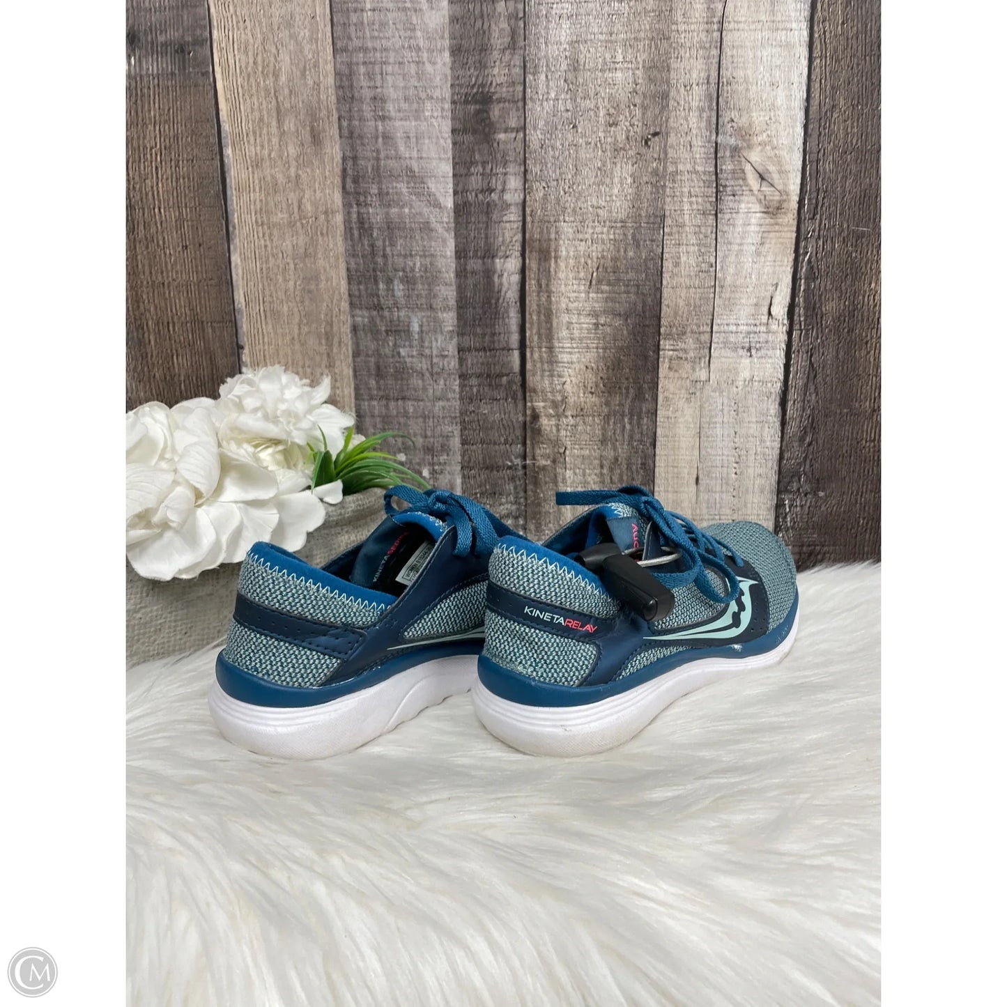 Shoes Athletic By Saucony In Teal, Size: 6