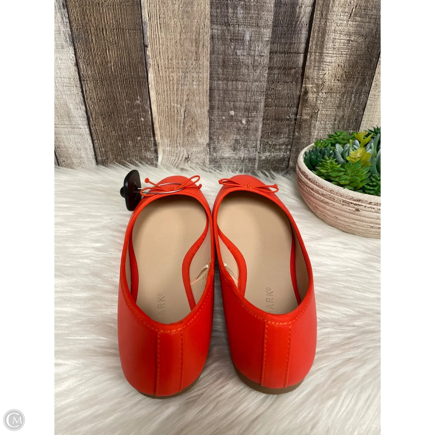 Shoes Flats By Primark In Orange, Size: 9