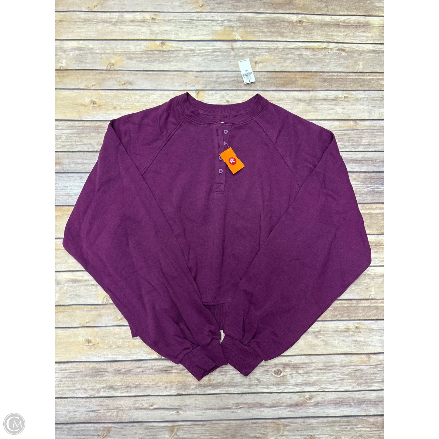 Sweatshirt Collar By Old Navy In Purple, Size: S