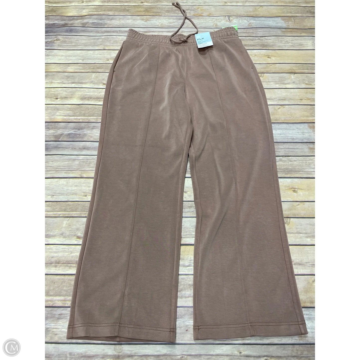 Athletic Pants By Flx In Brown, Size: Xl