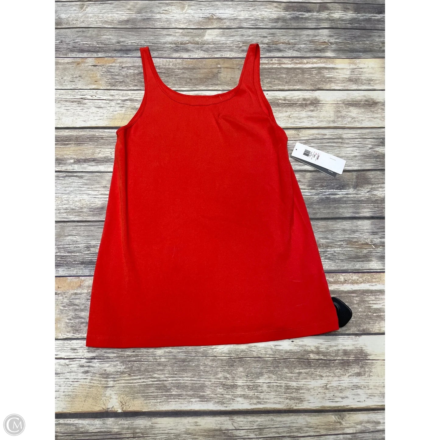 Top Sleeveless By Eileen Fisher In Orange, Size: Xl