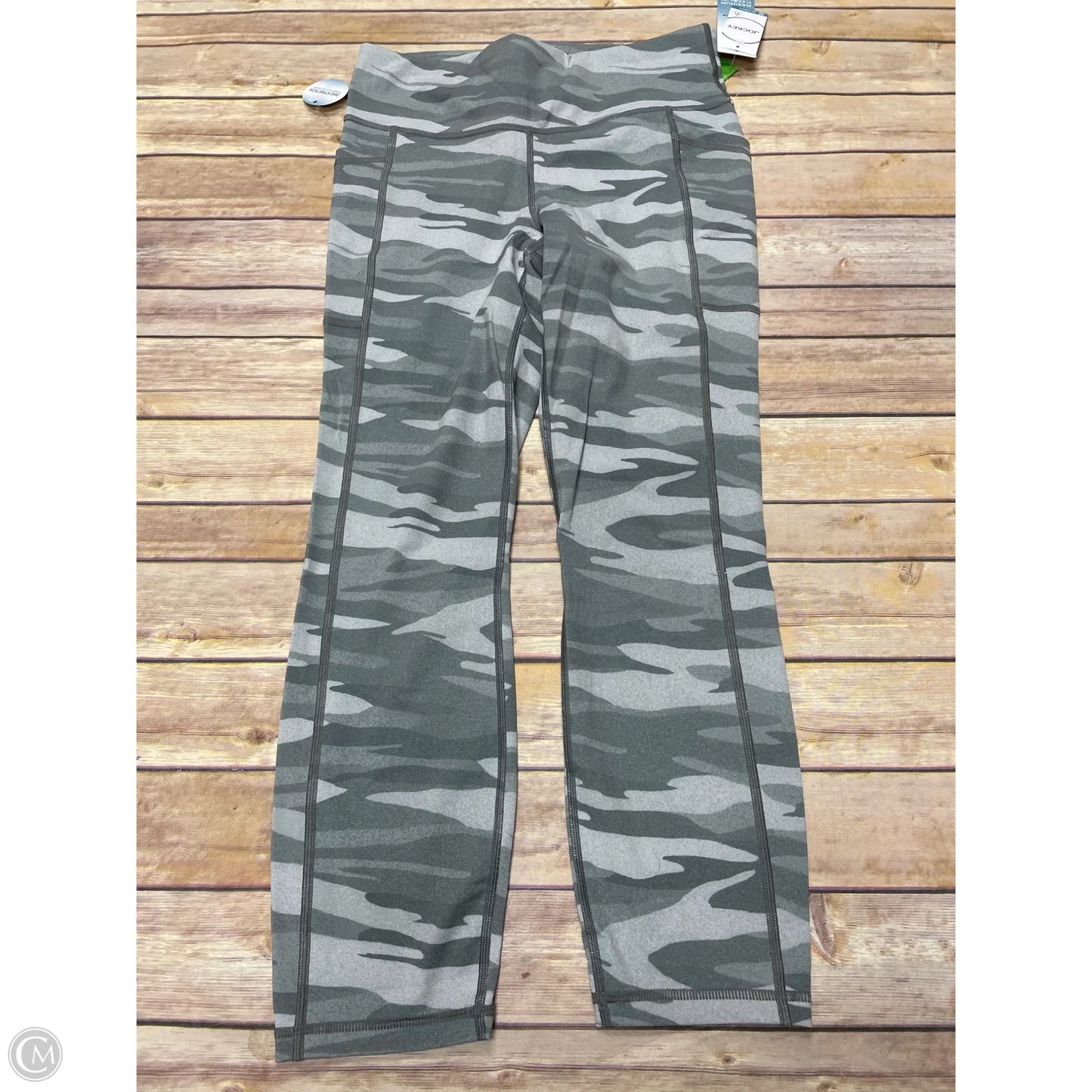Athletic Leggings By Jockey In Camouflage Print, Size: L