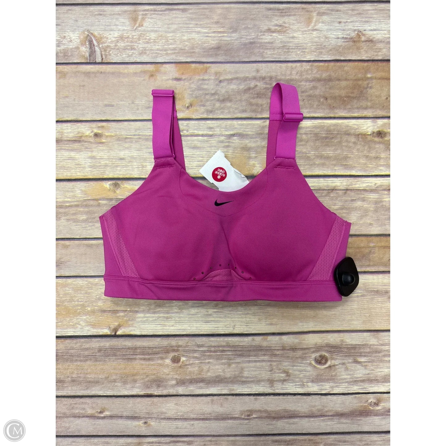 Athletic Bra By Nike Apparel In Orange, Size: M