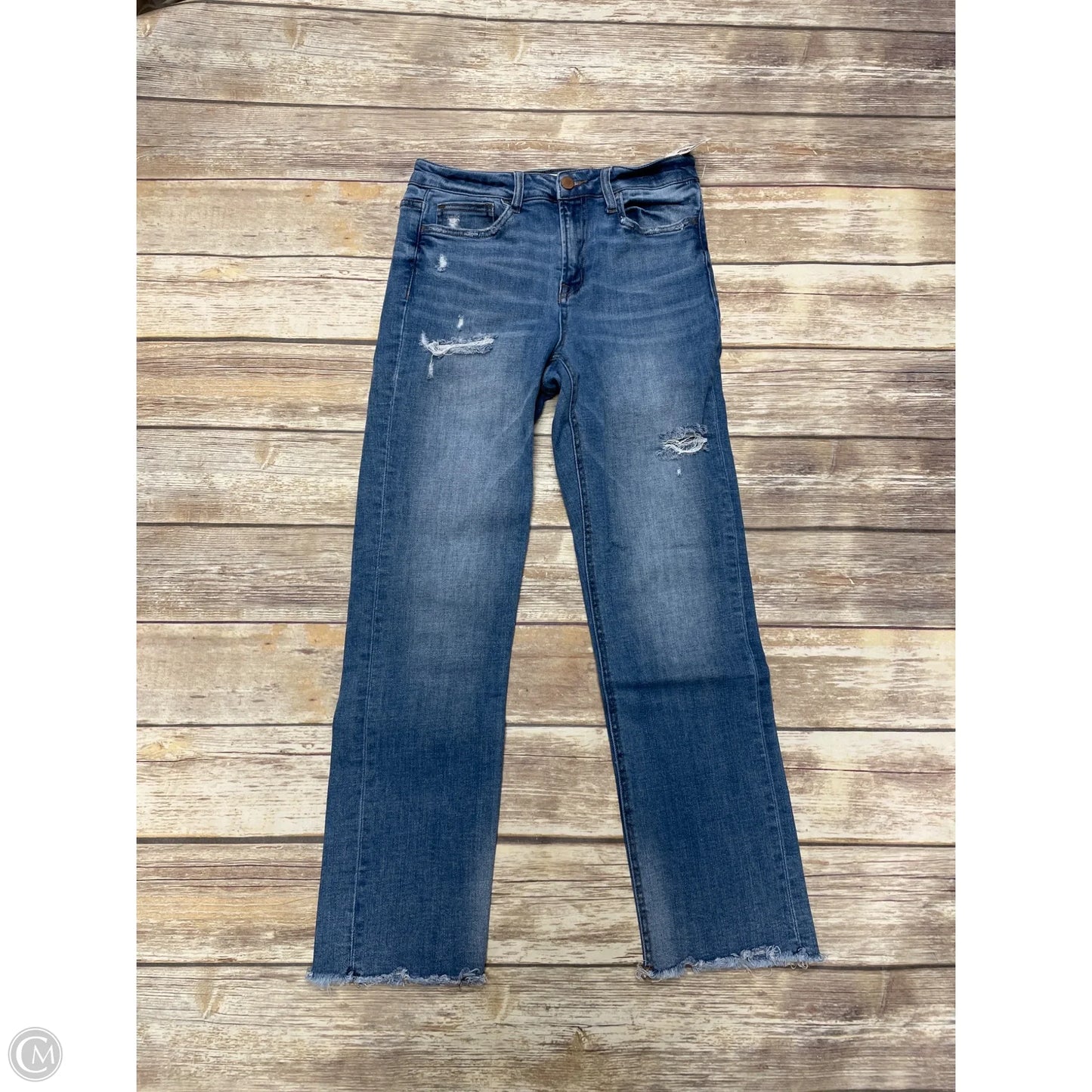 Jeans Skinny By Flying Monkey In Blue Denim, Size: 4