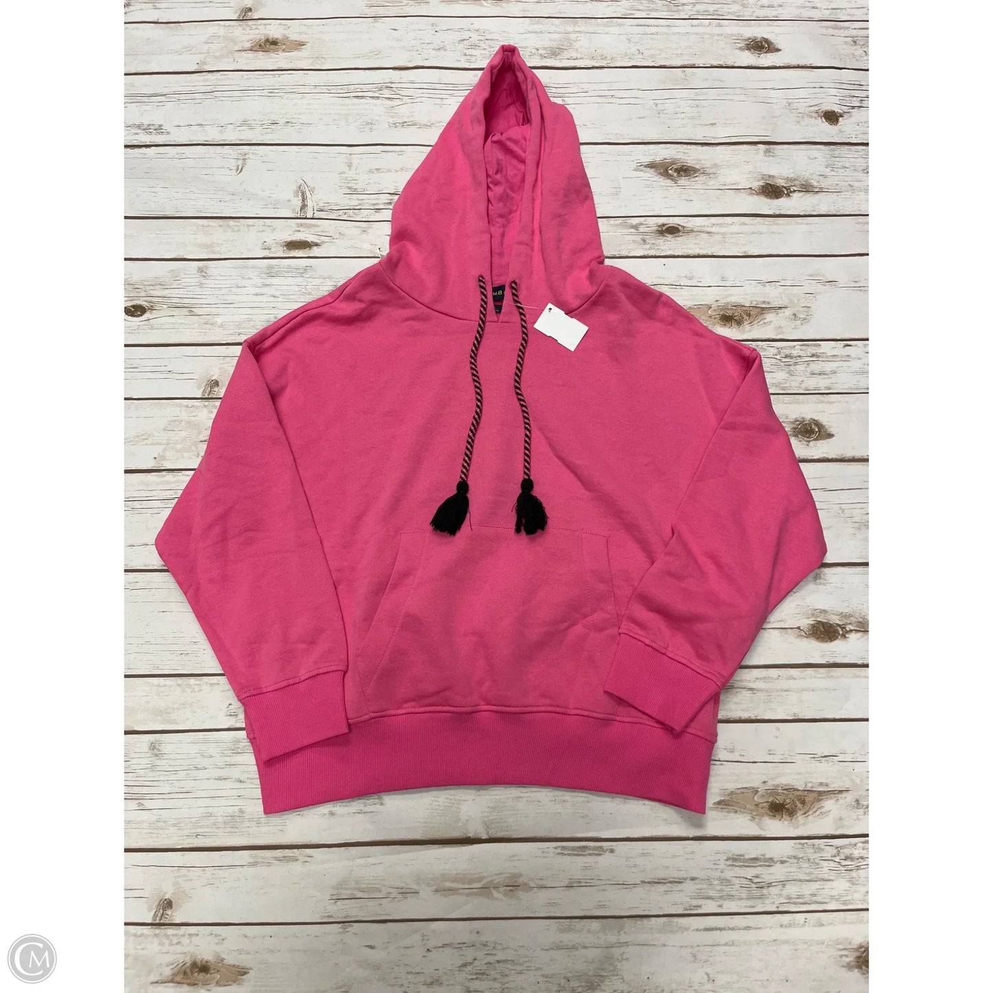 Sweatshirt Hoodie By Cme In Pink, Size: L