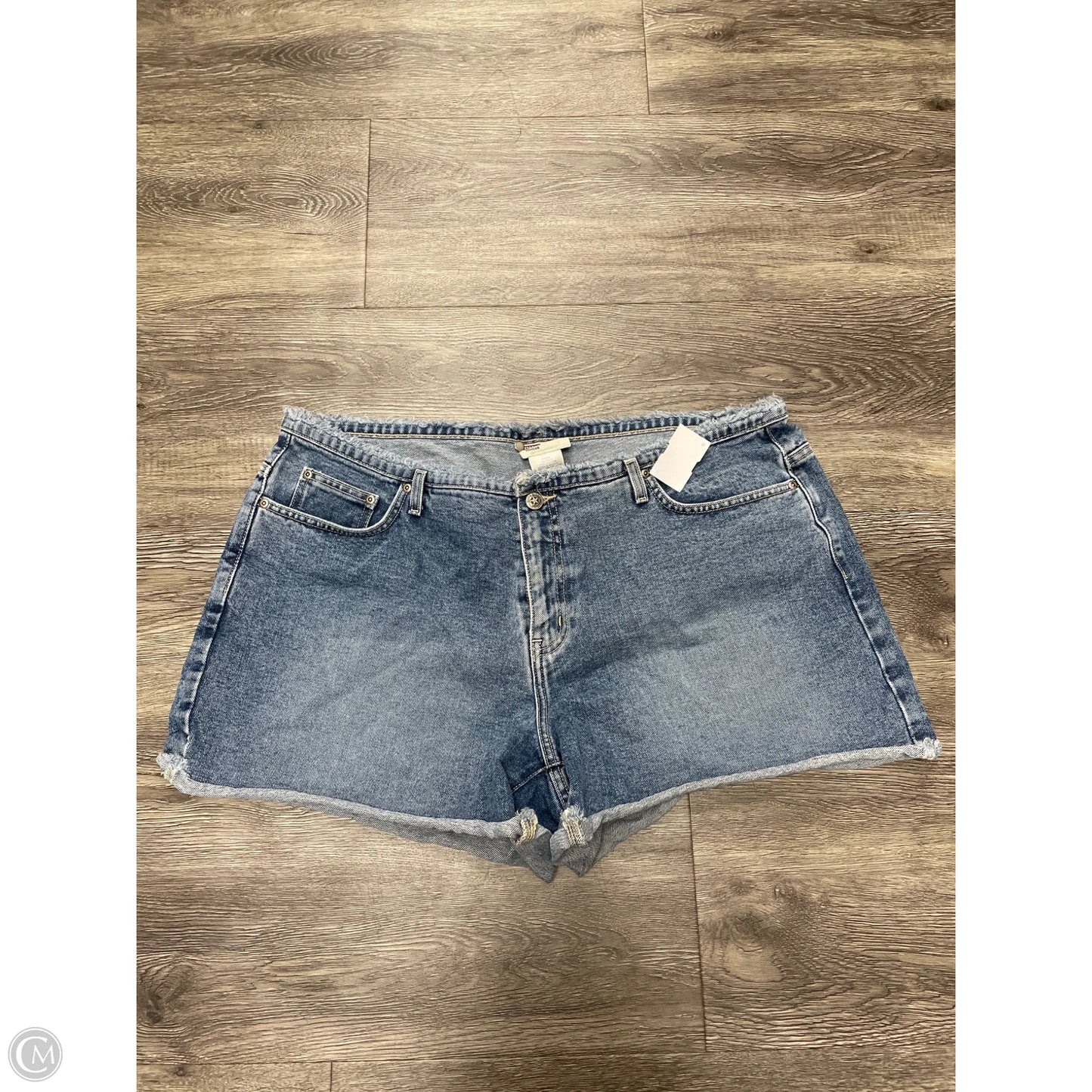 Shorts By Faded Glory In Blue Denim, Size: 20