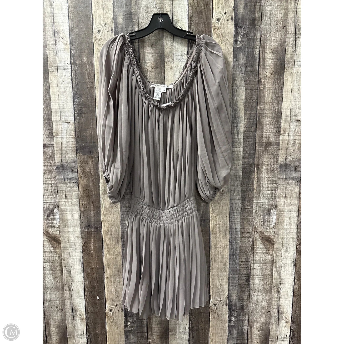 Dress Party Short By Max Studio In Taupe, Size: M