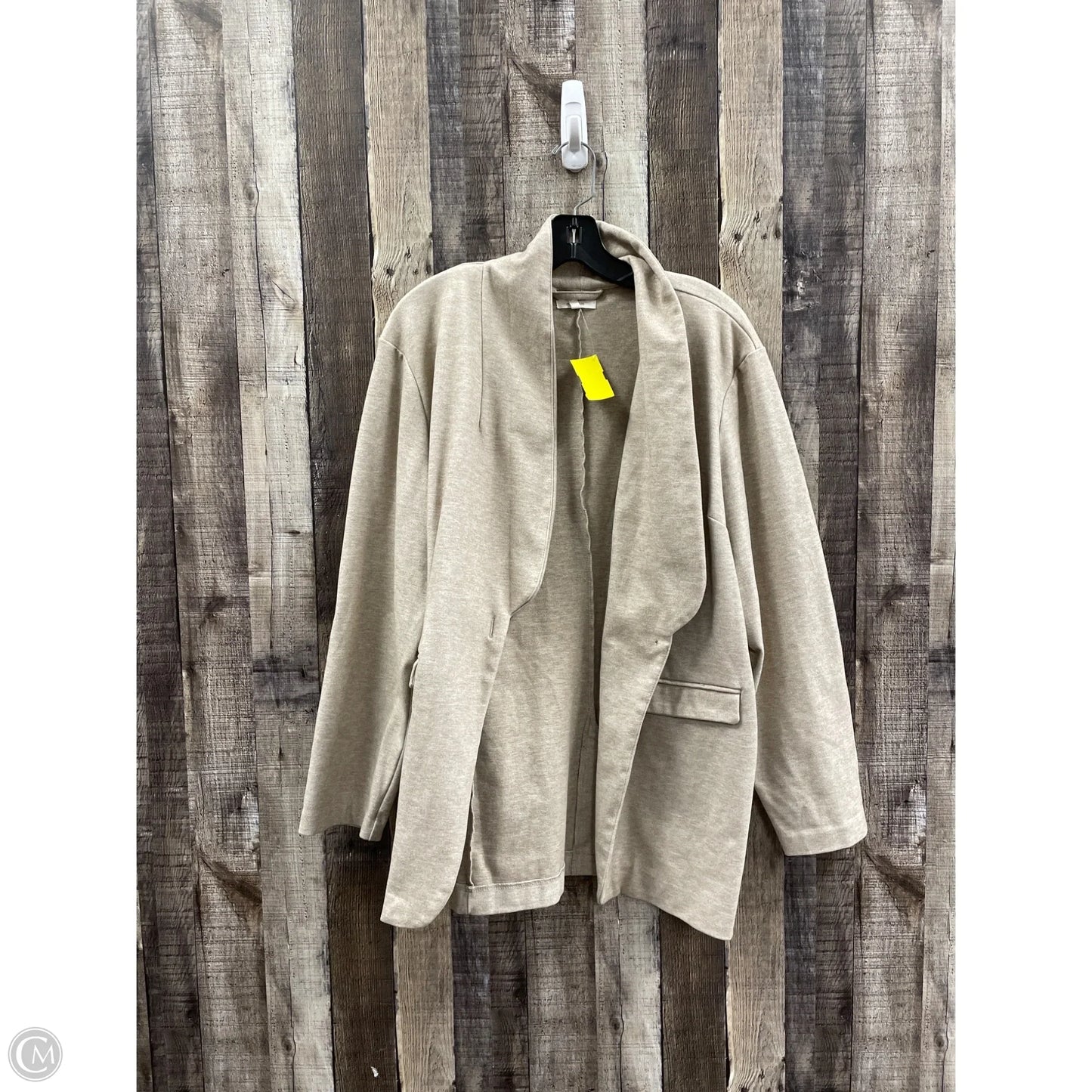 Blazer By Maurices In Tan, Size: 2x