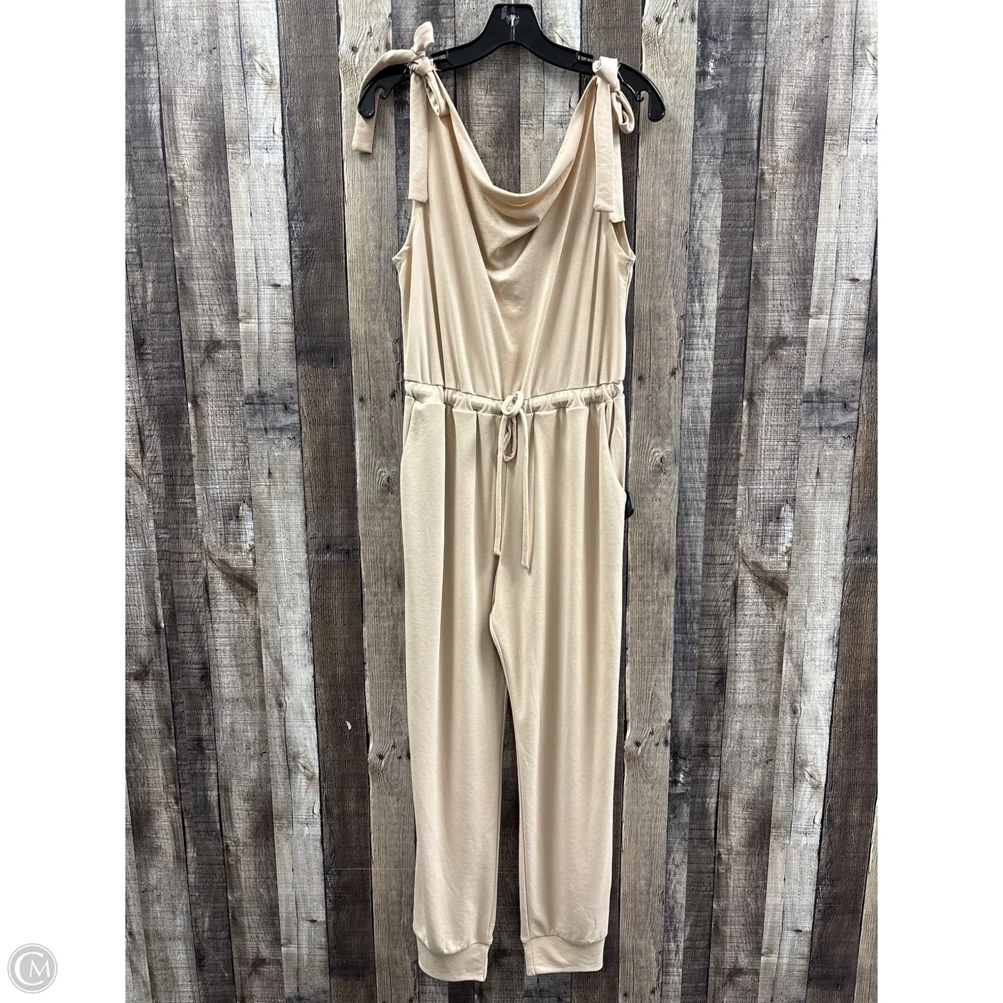 Jumpsuit By Kori America In Beige, Size: S