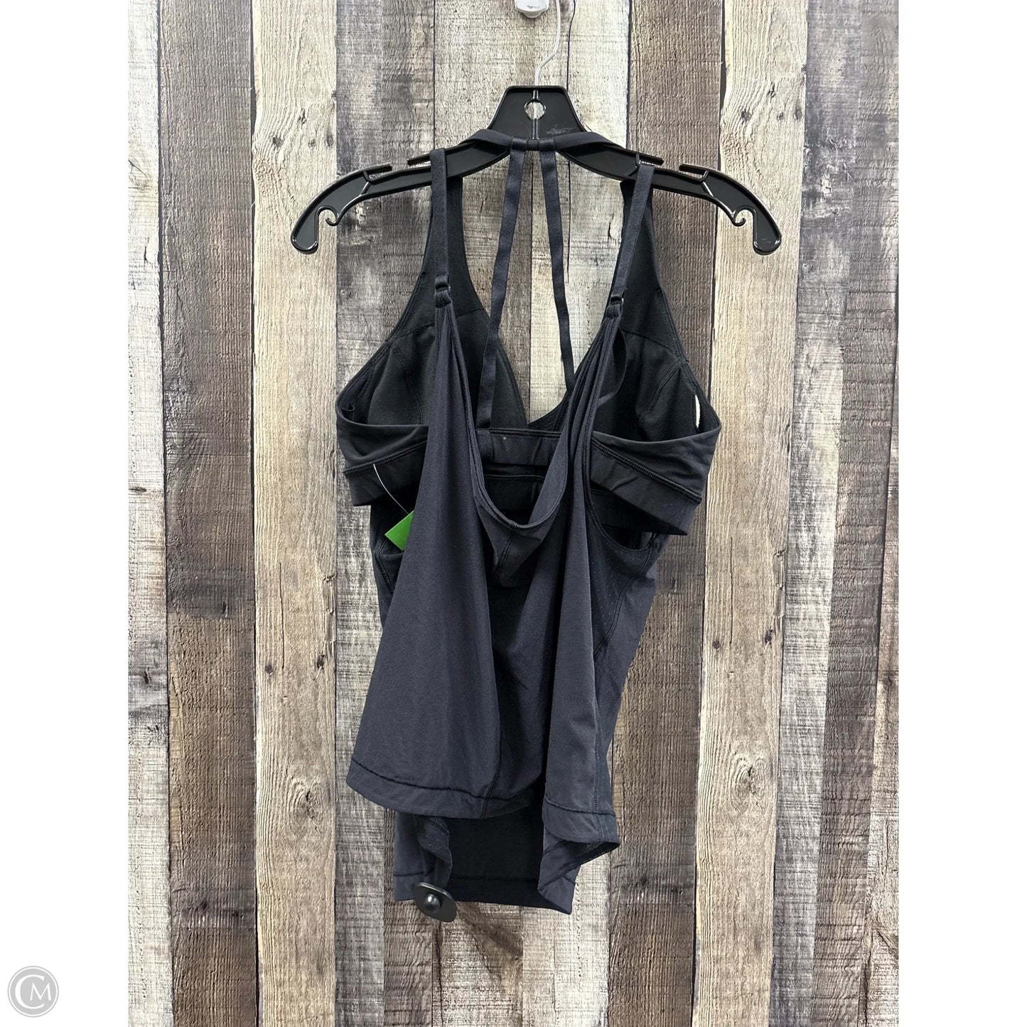 Athletic Top Long Sleeve Crewneck By Lululemon In Black, Size: M