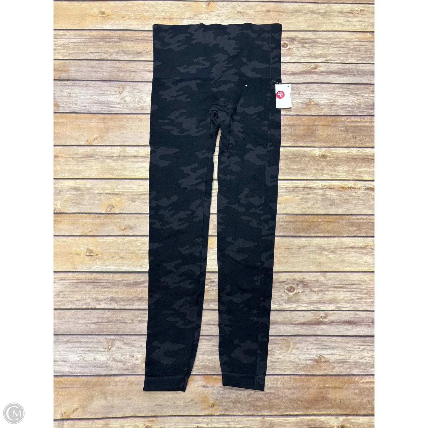 Athletic Leggings By Spanx In Camouflage Print, Size: M