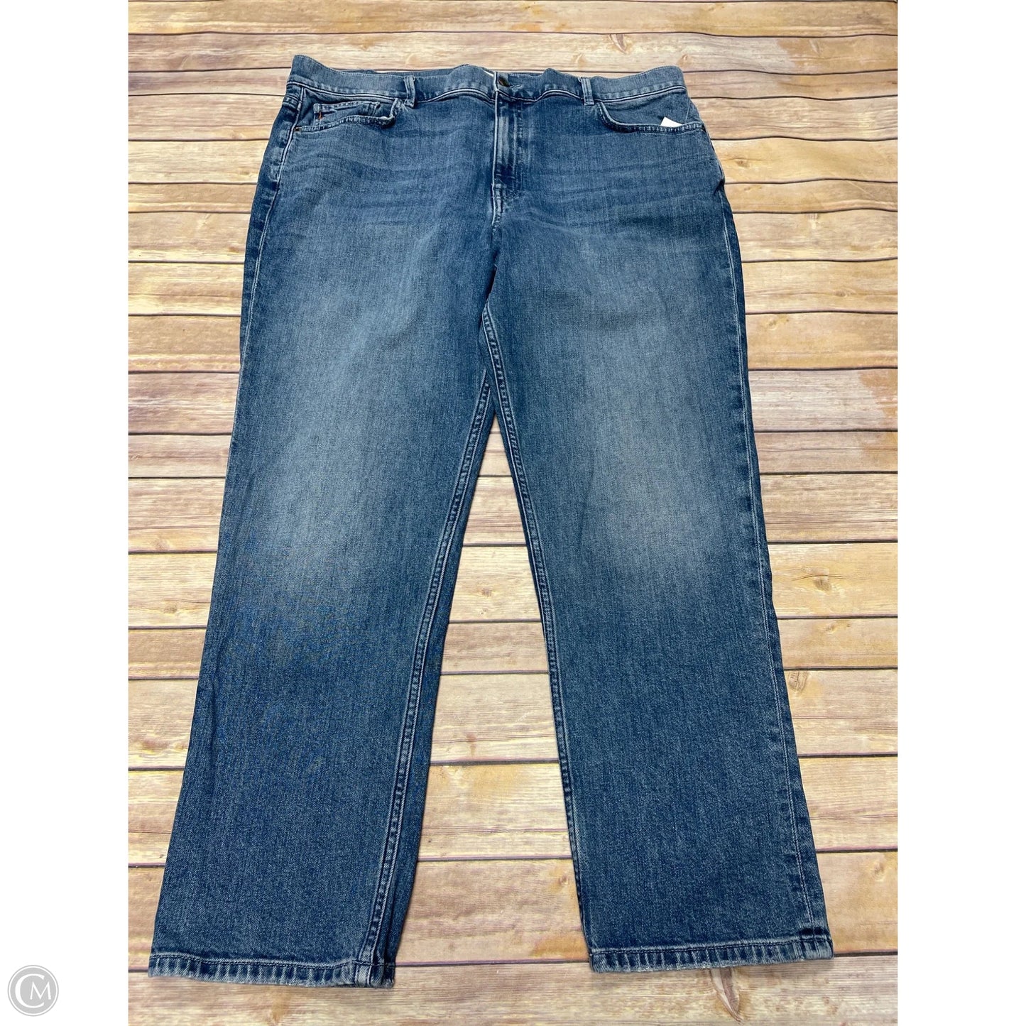 Jeans Designer By Lafayette 148 In Blue Denim, Size: 18
