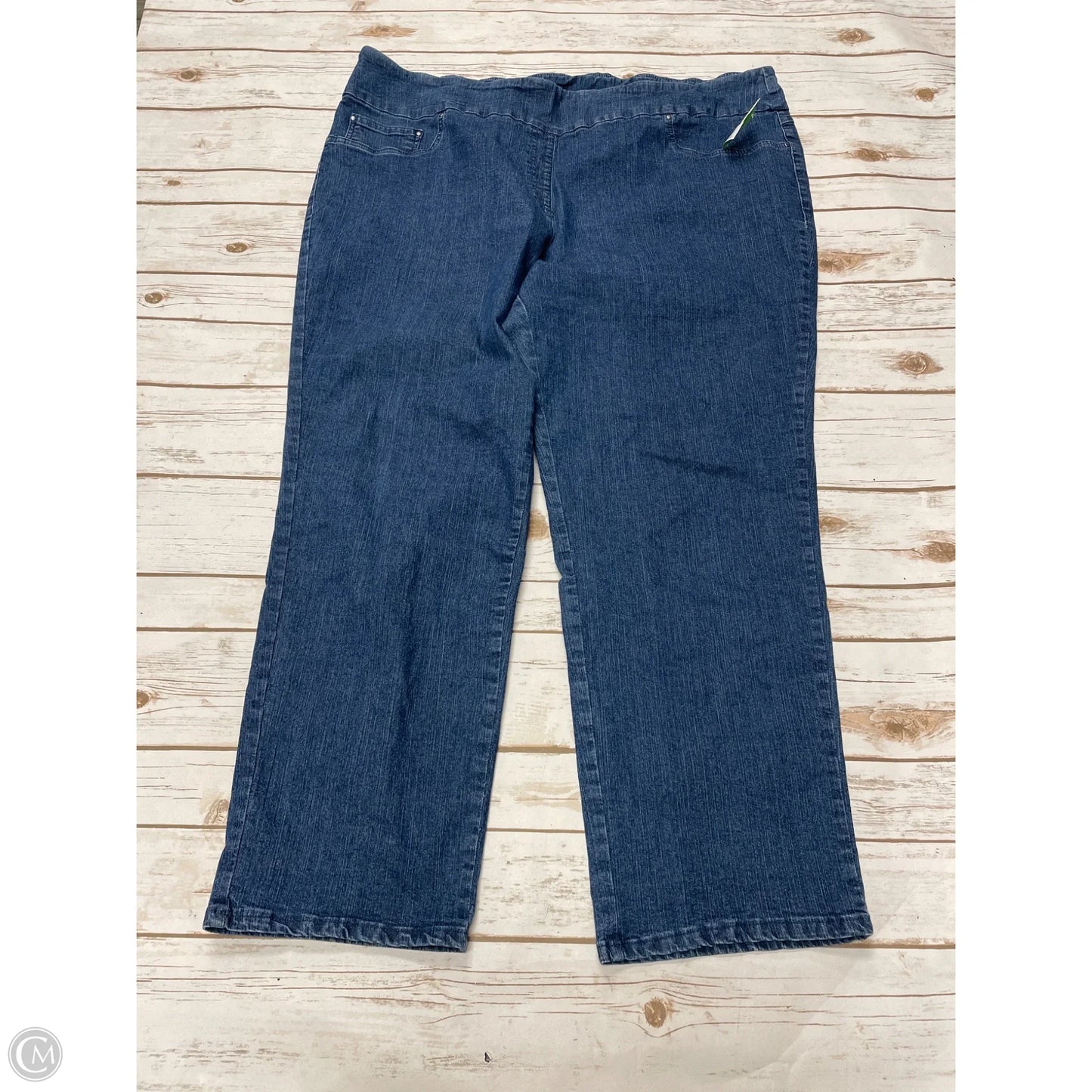 Jeans Straight By Ruby Rd In Blue Denim, Size: 24