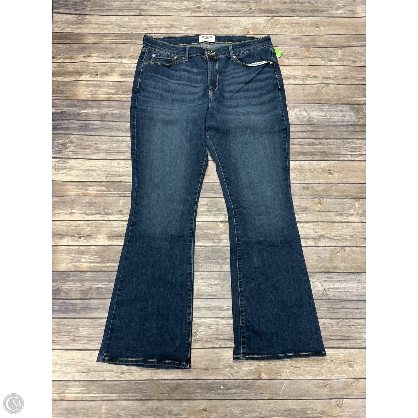 Jeans Boot Cut By Levis In Blue Denim, Size: 16