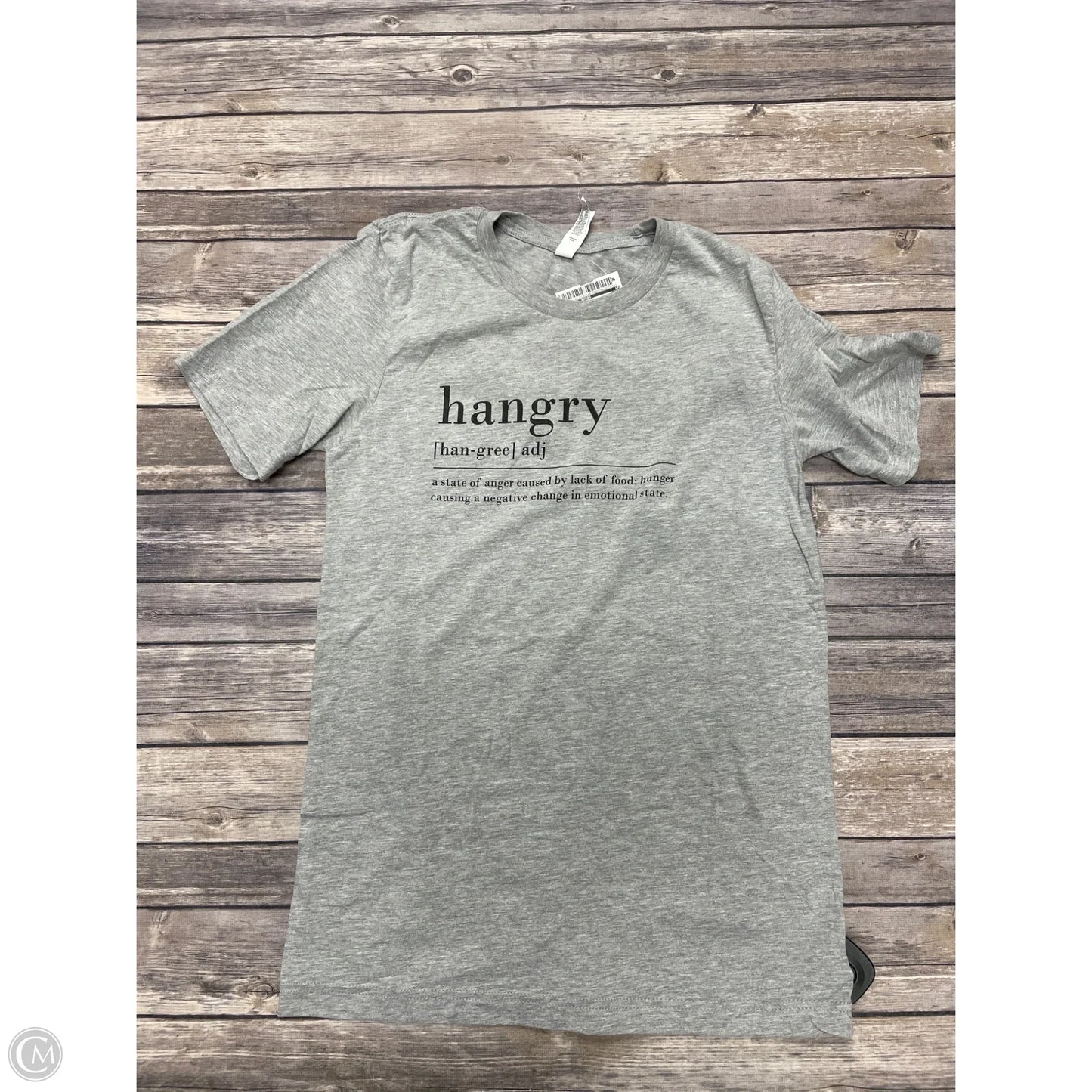 Top Short Sleeve Basic By Bella + Canvas In Grey, Size: S