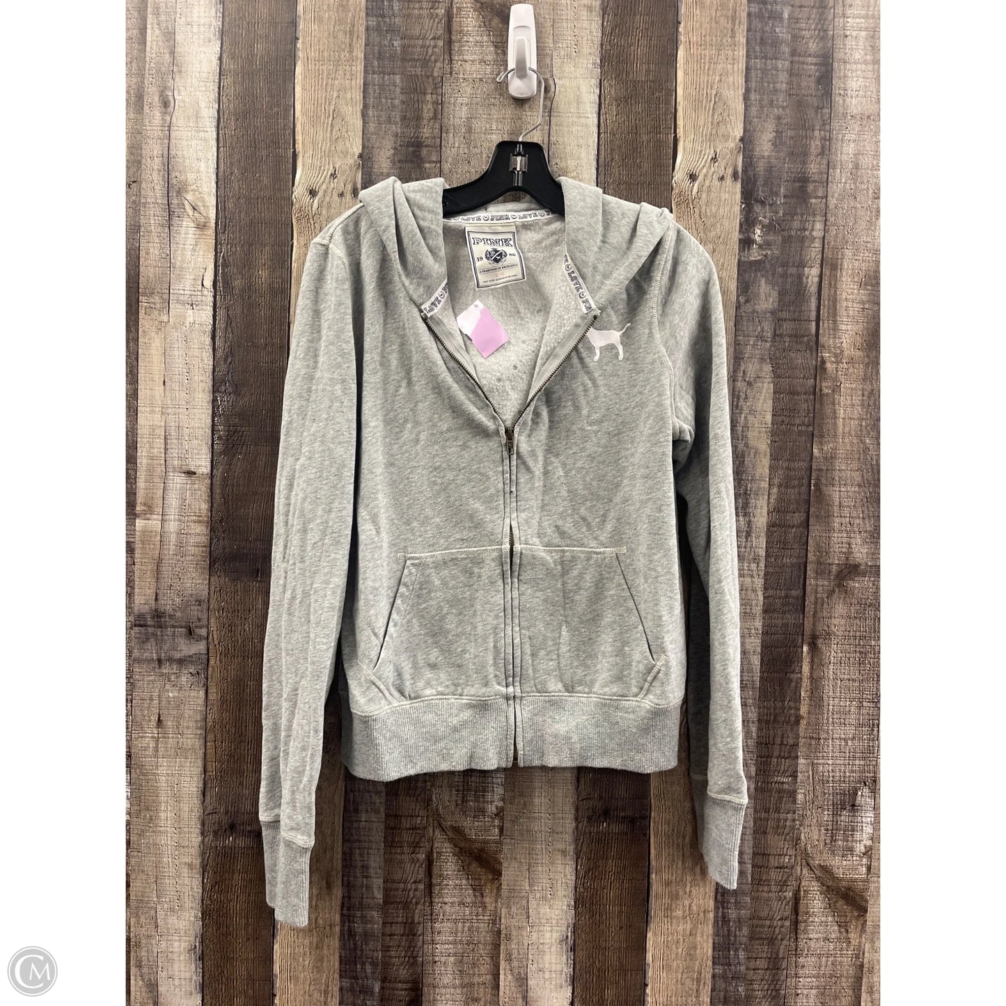 Jacket Other By Pink In Grey, Size: L