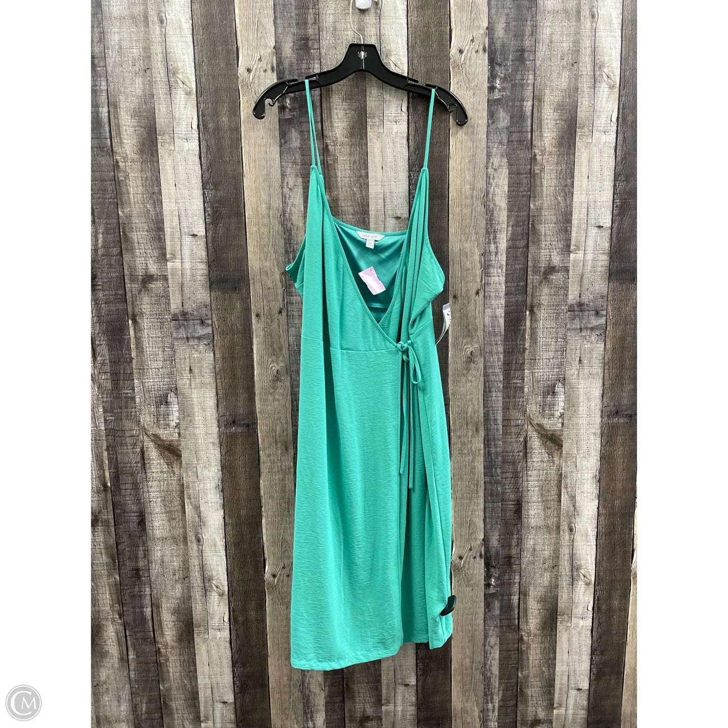 Dress Casual Midi By Nine West In Green, Size: Xxl