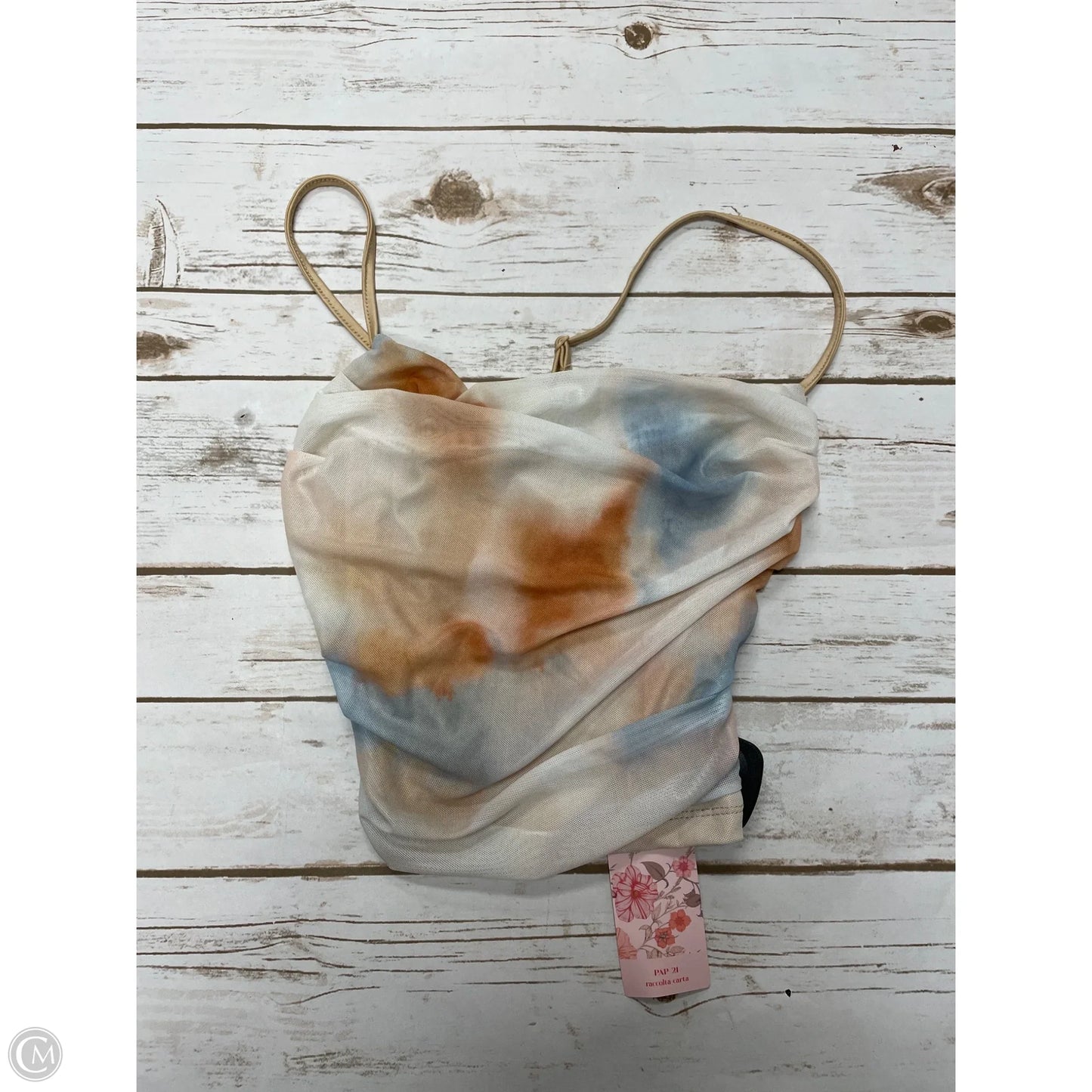 Top Sleeveless By Shein In Multi-colored, Size: S