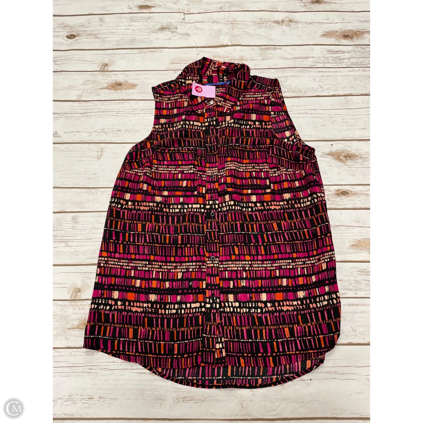 Top Sleeveless By Apt 9 In Pink, Size: S