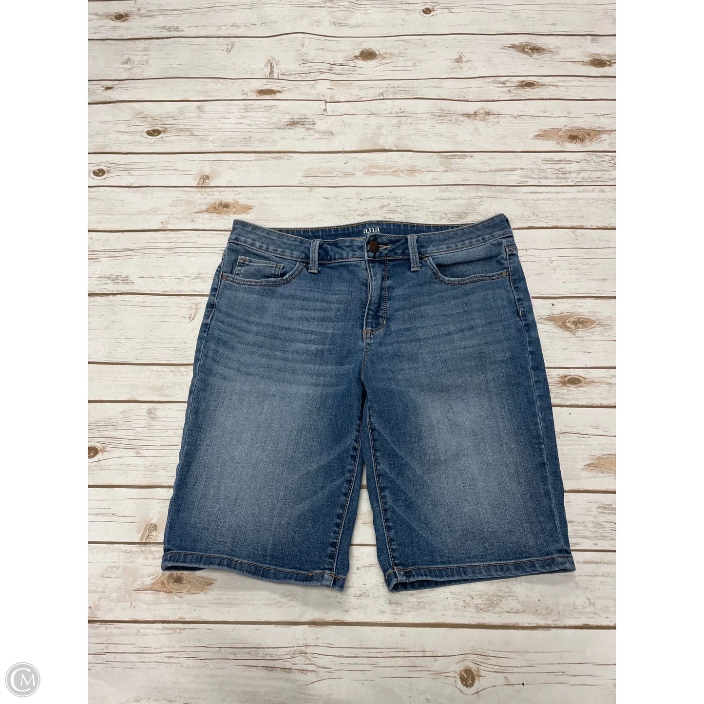 Shorts By Ana In Blue Denim, Size: 12