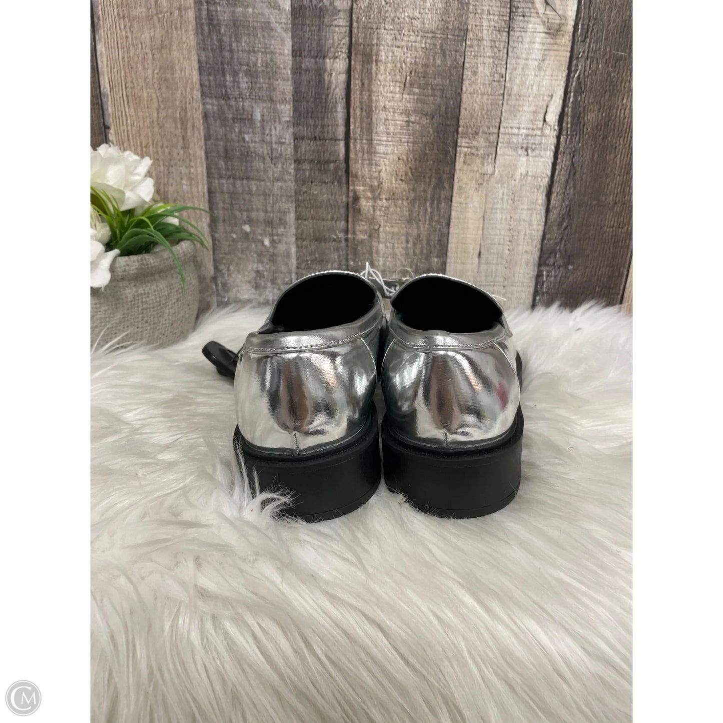 Shoes Heels Block By A New Day In Silver, Size: 7