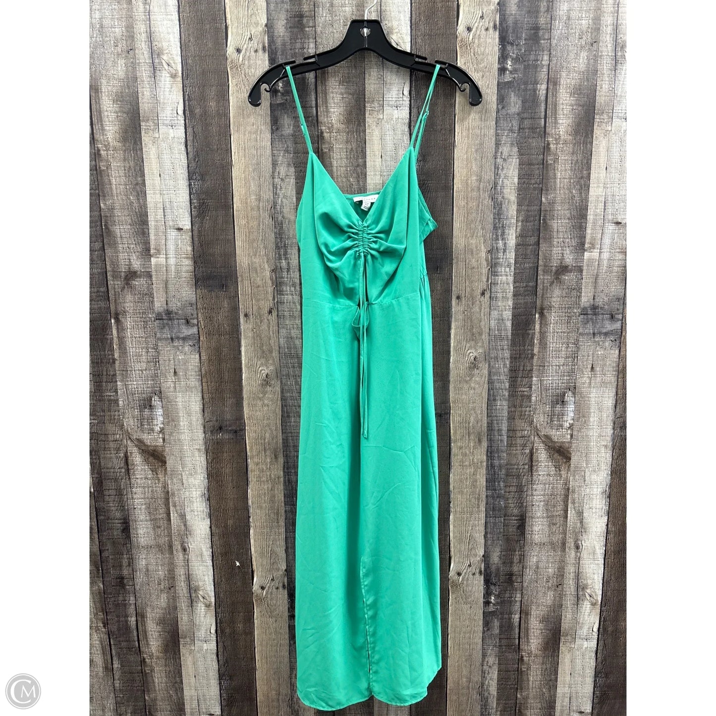 Dress Casual Midi By Top Shop In Green, Size: M