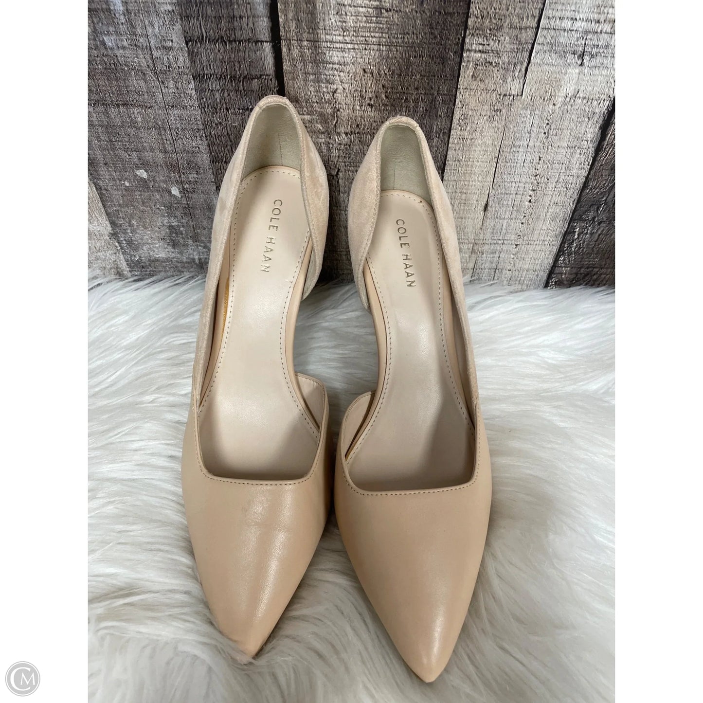 Shoes Heels Stiletto By Cole-haan In Beige, Size: 6.5
