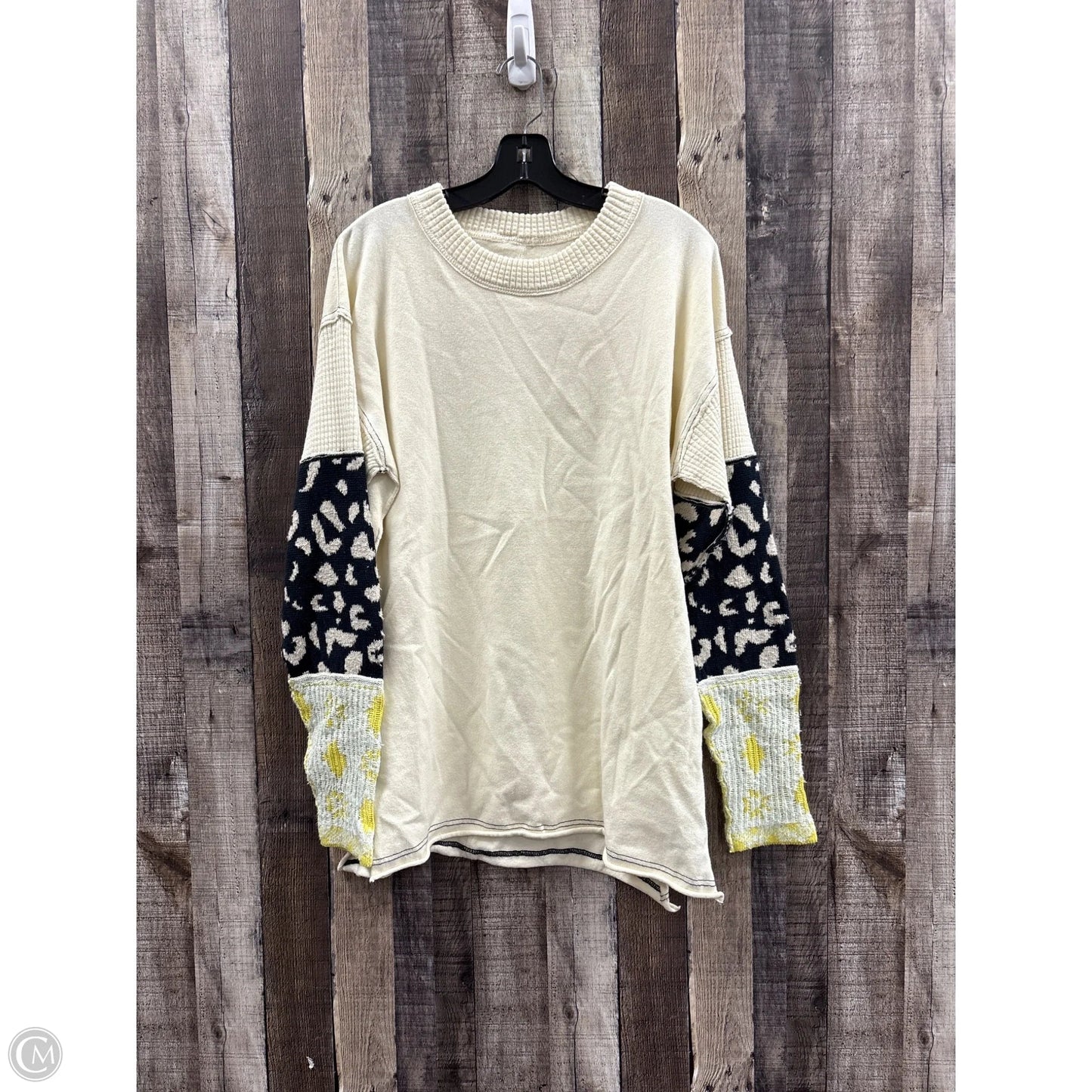 Sweatshirt Crewneck By We The Free In Cream, Size: S