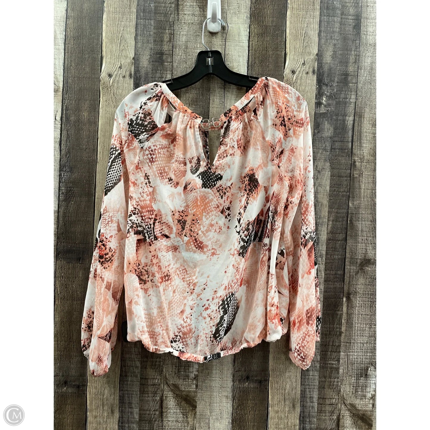 Top Long Sleeve By Jennifer Lopez In Multi-colored, Size: Xs