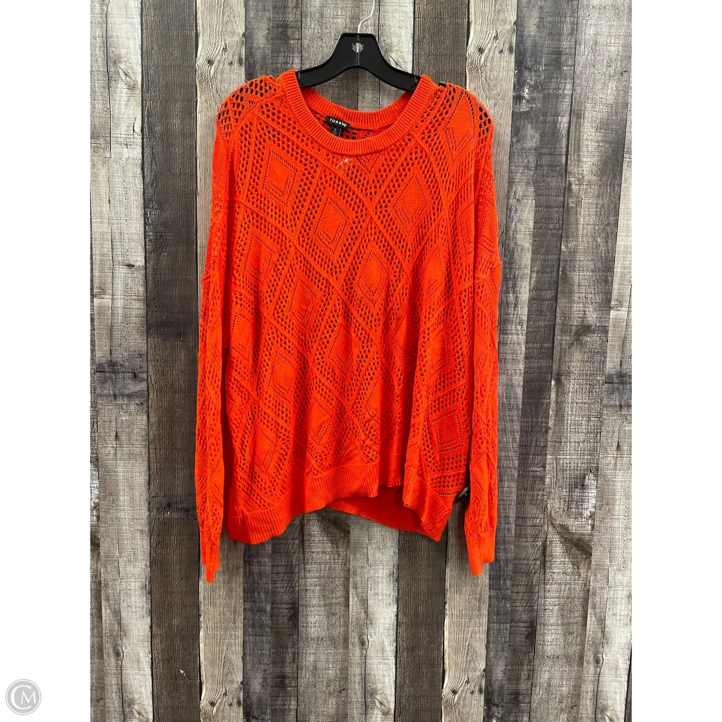 Sweater By Torrid In Red, Size: 2x