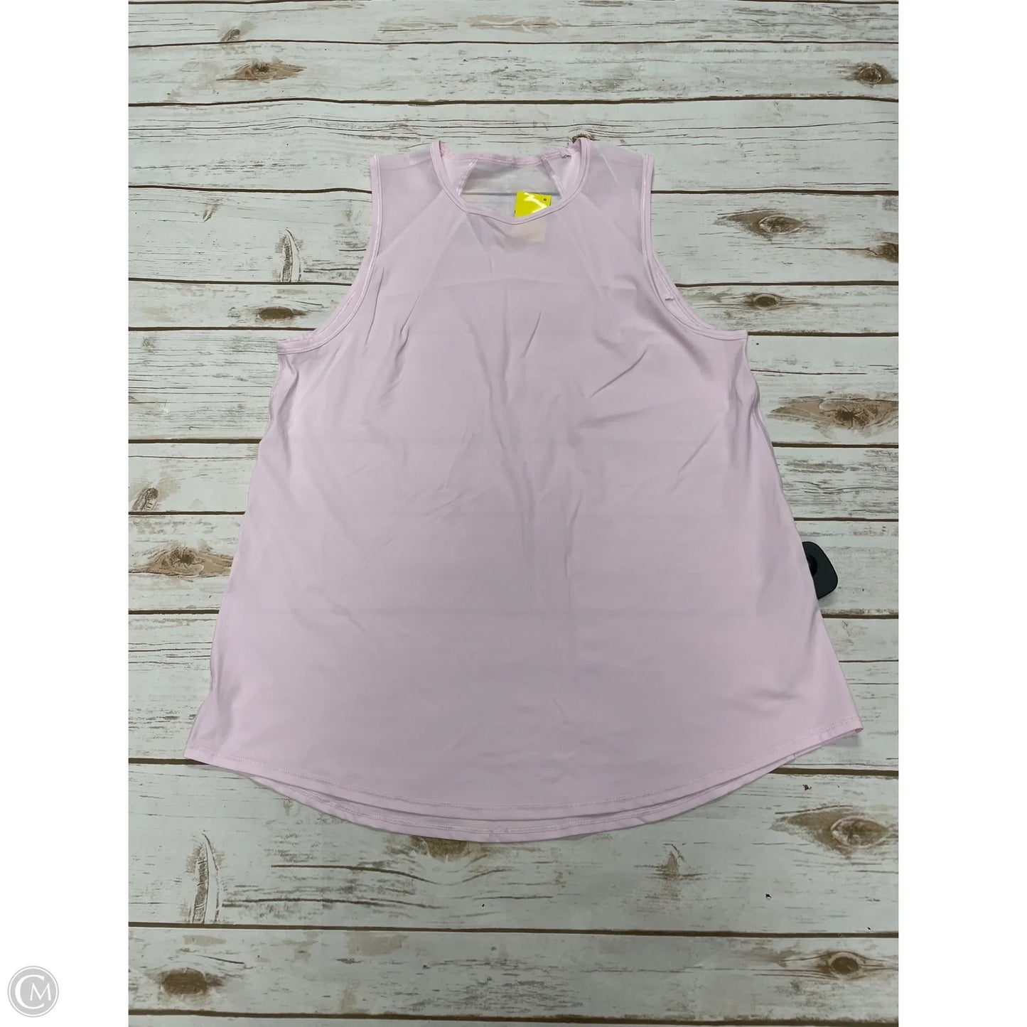 Athletic Tank Top By Lululemon In Pink, Size: M