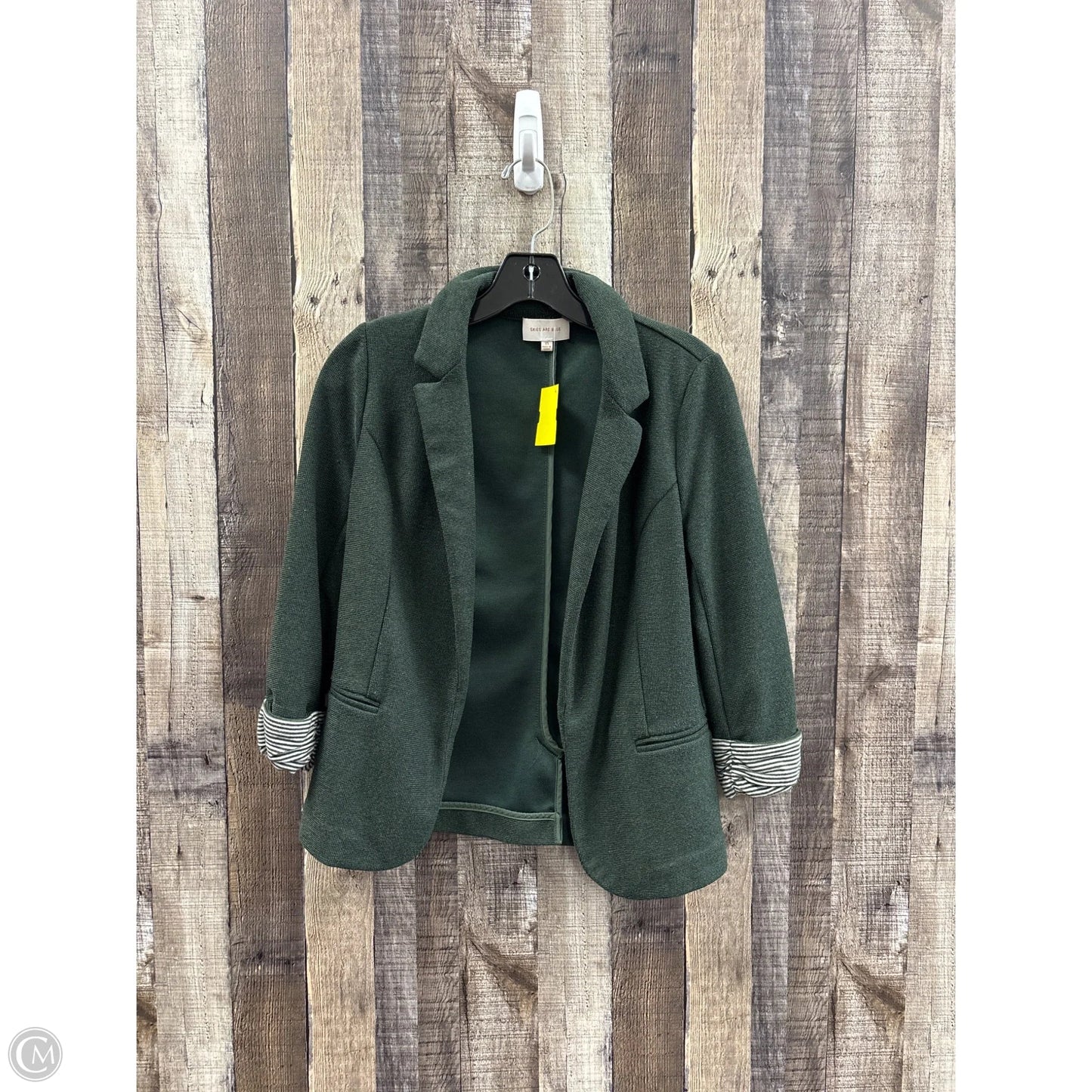 Blazer By Skies Are Blue In Green, Size: Xs