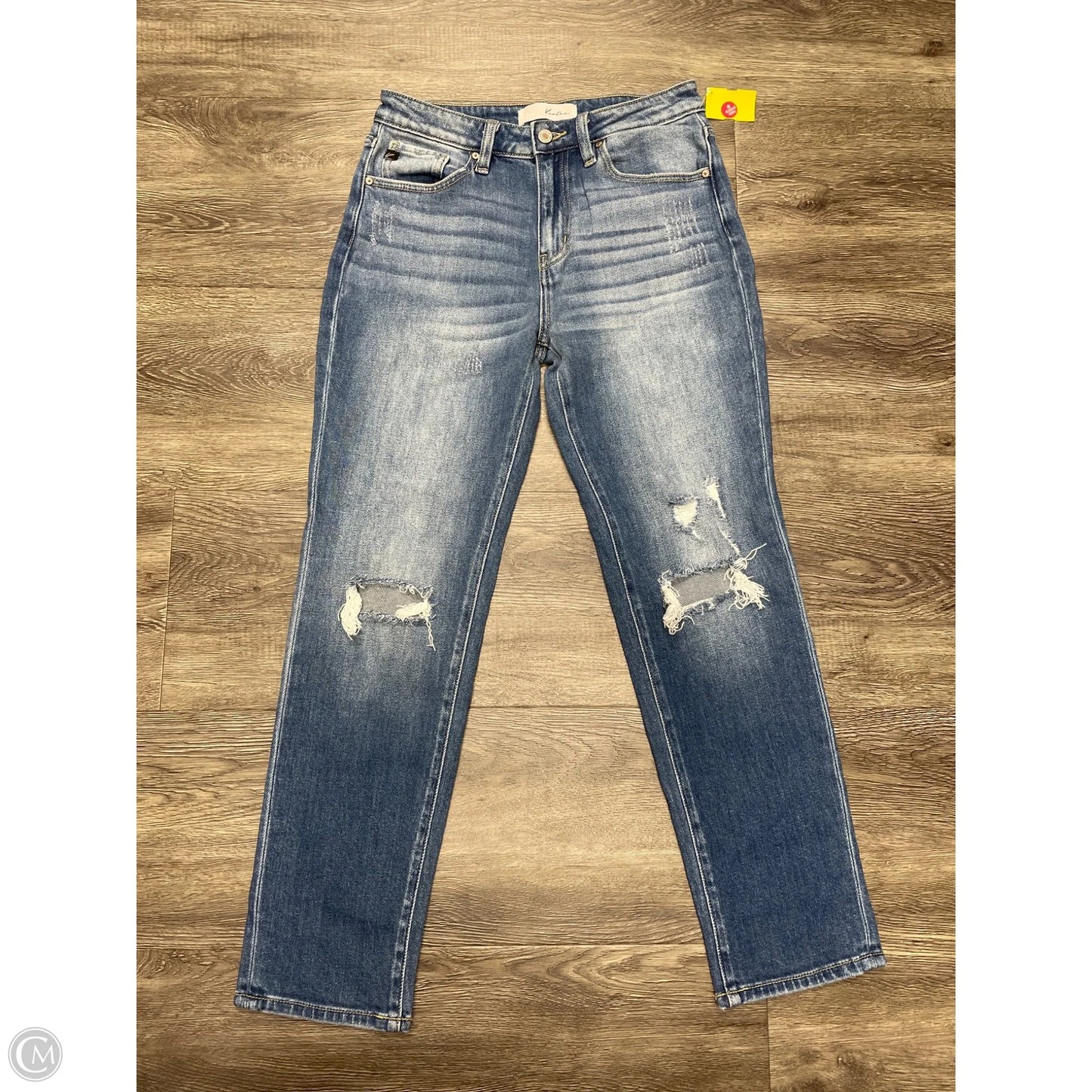 Jeans Straight By Kancan In Blue Denim, Size: 6