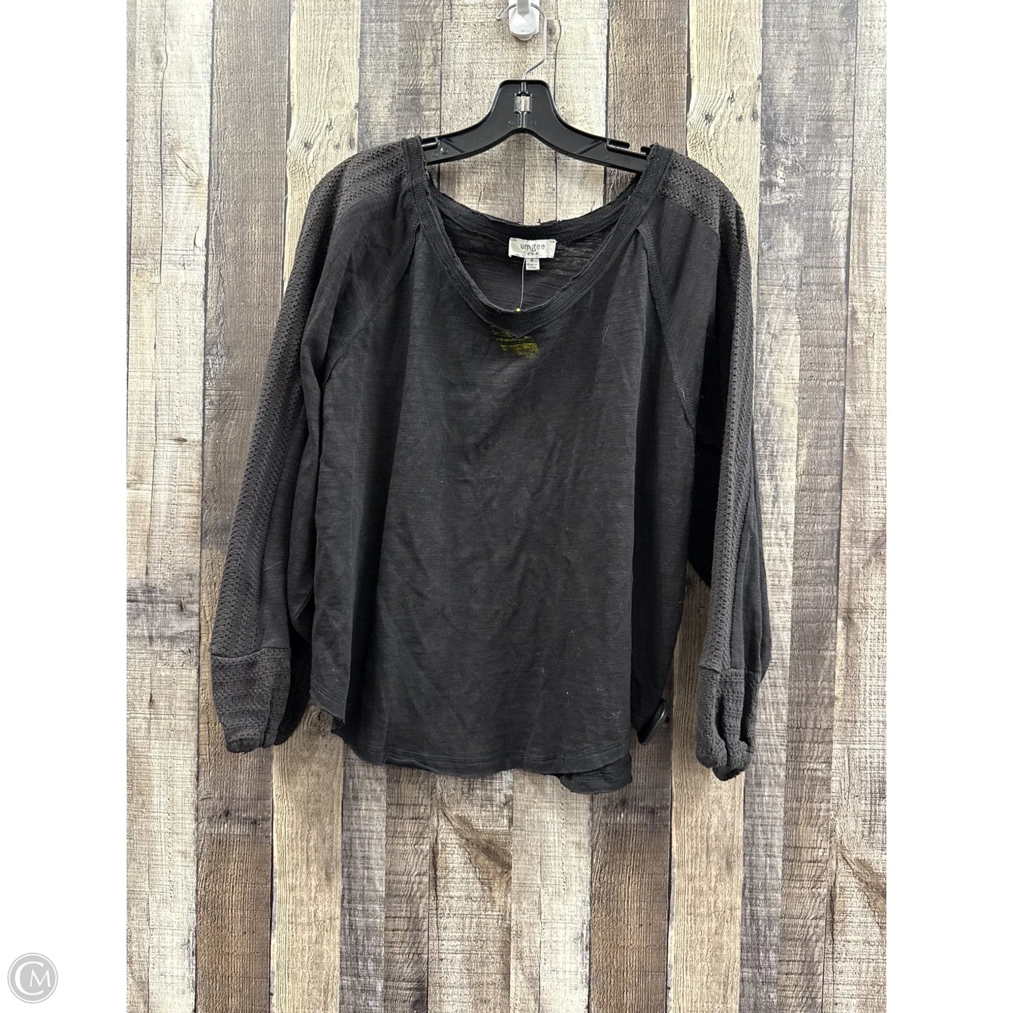 Top Long Sleeve By Umgee In Black, Size: M