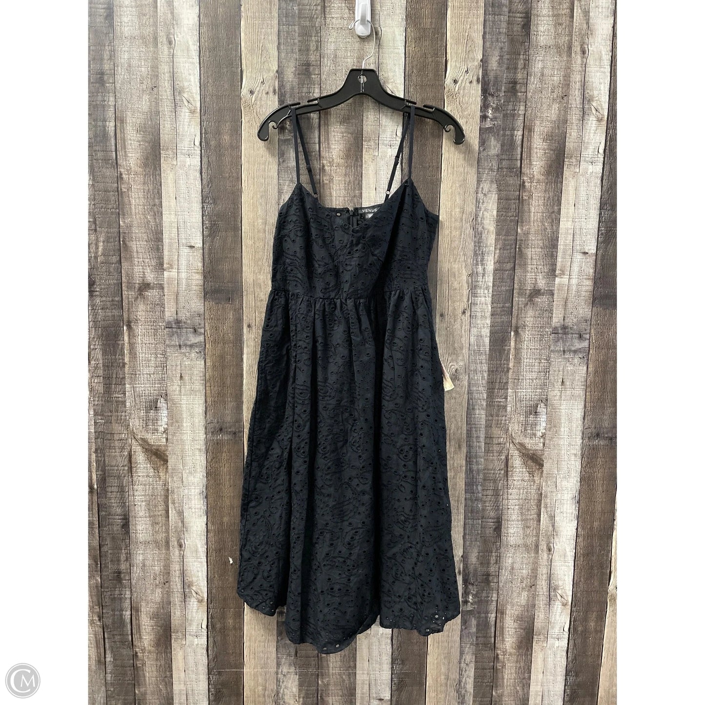 Dress Casual Midi By Venus In Black, Size: M