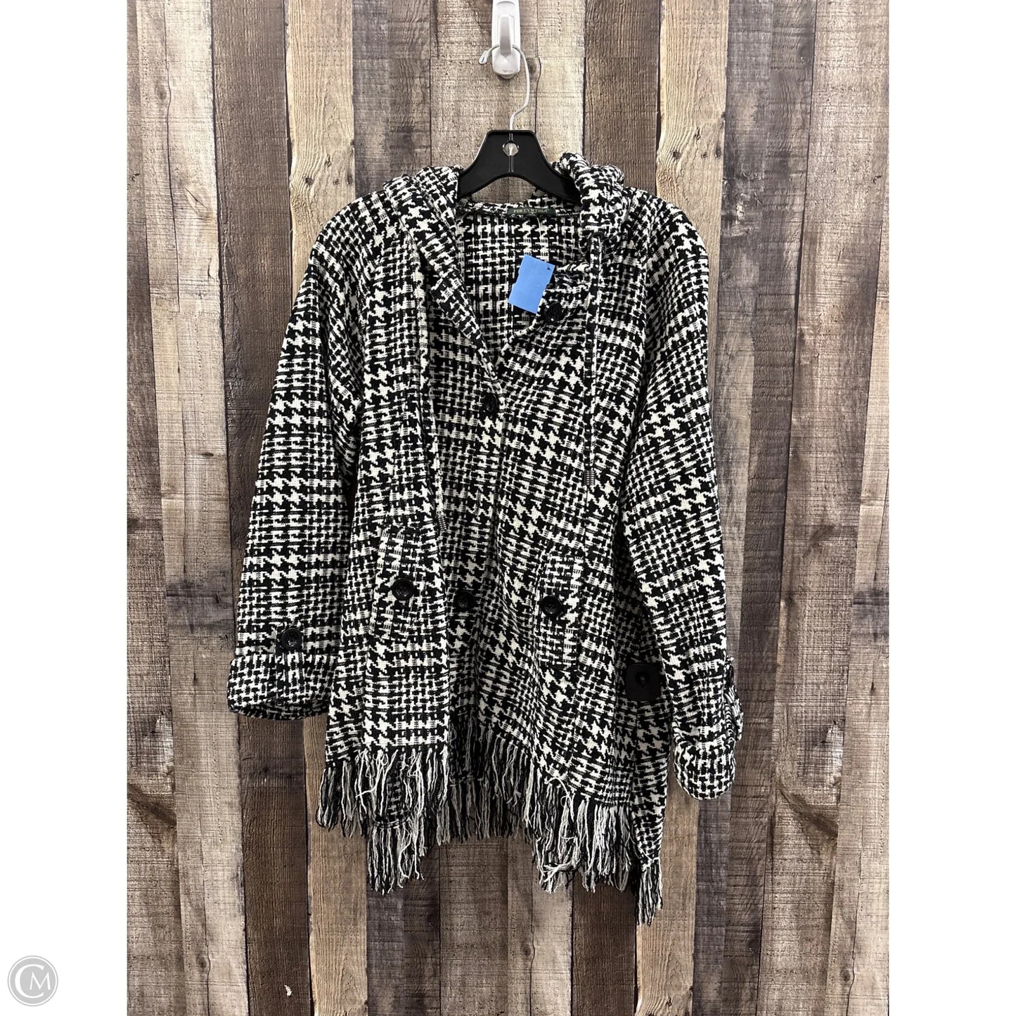 Jacket Other By For Cynthia In Plaid Pattern, Size: L