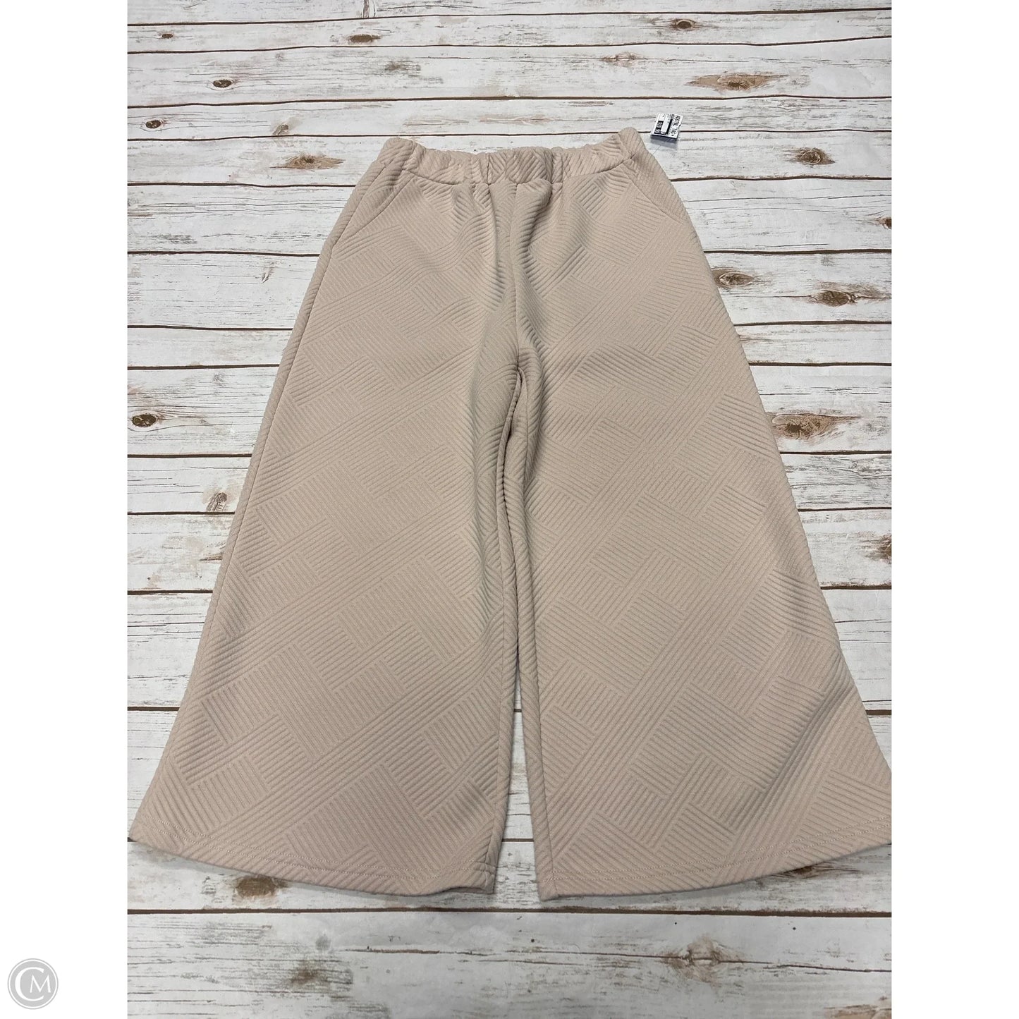 Pants Set 2pc By Entro In Beige, Size: M