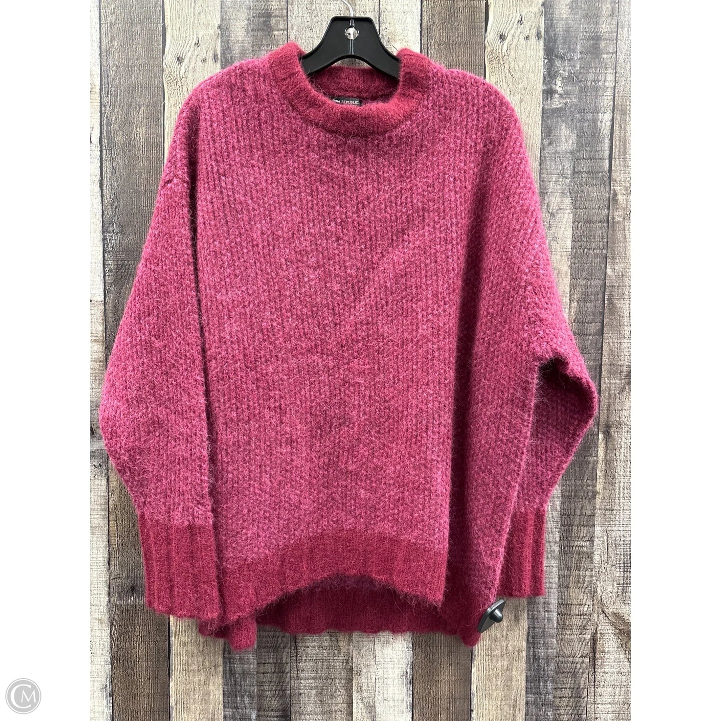 Sweater By Banana Republic In Maroon, Size: S