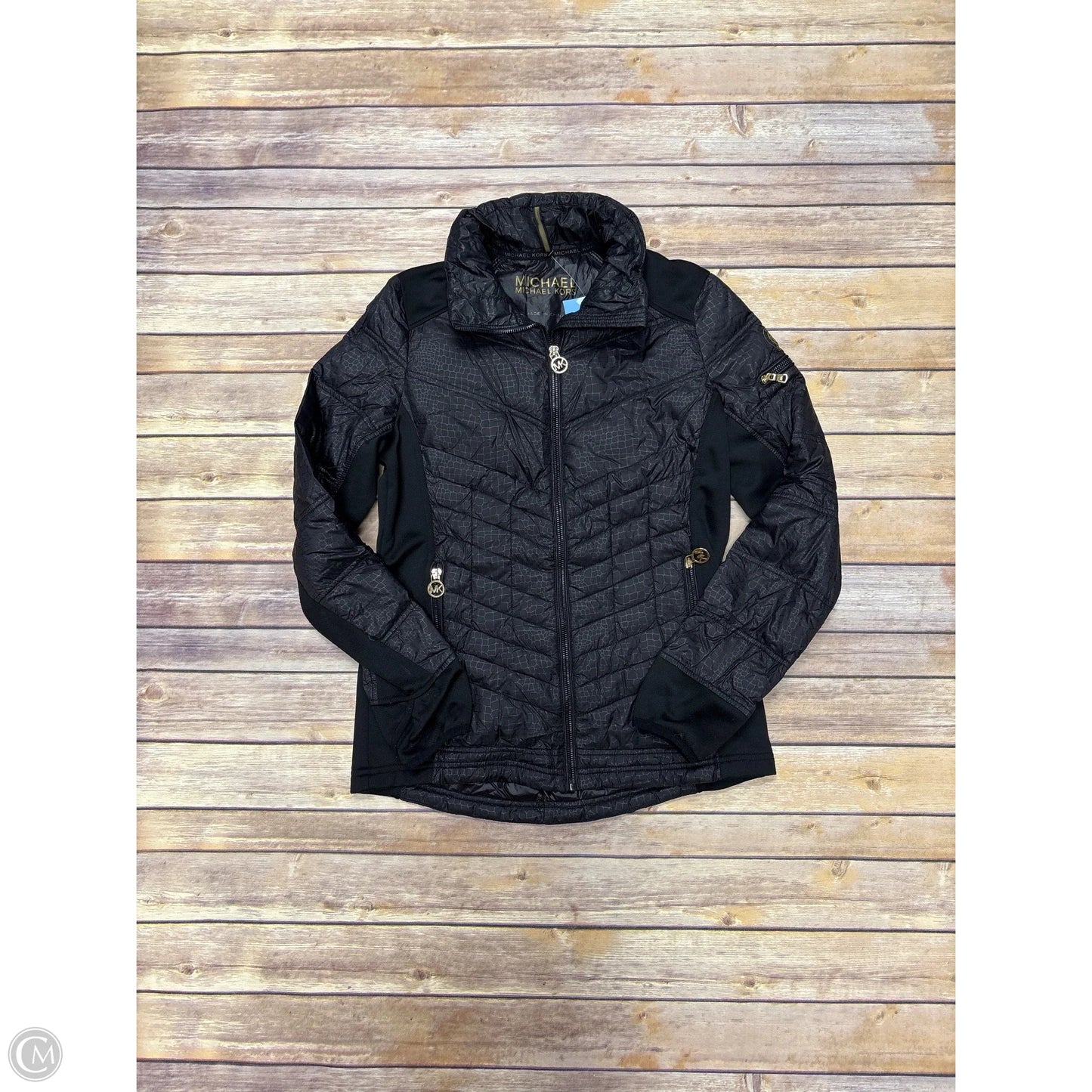 Coat Puffer & Quilted By Michael By Michael Kors In Black, Size: S