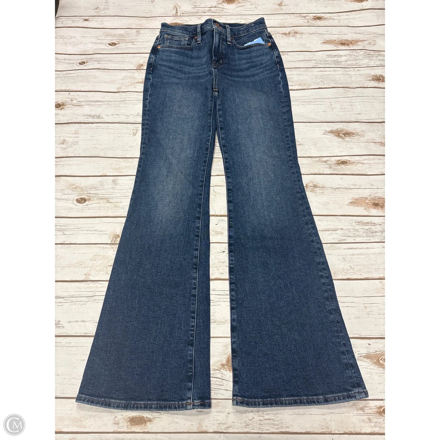 Jeans Flared By Madewell In Blue Denim, Size: 26